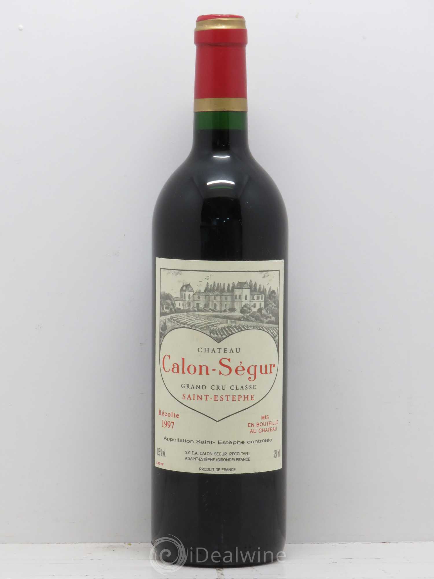 Château Calon Ségur 3ème Grand Cru Classé 1997 - Lot de 1 bouteille - 0