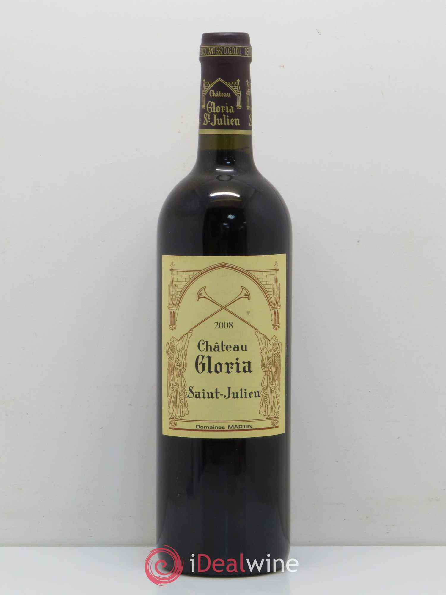 Château Gloria 2008 - Lot de 1 bouteille - 0