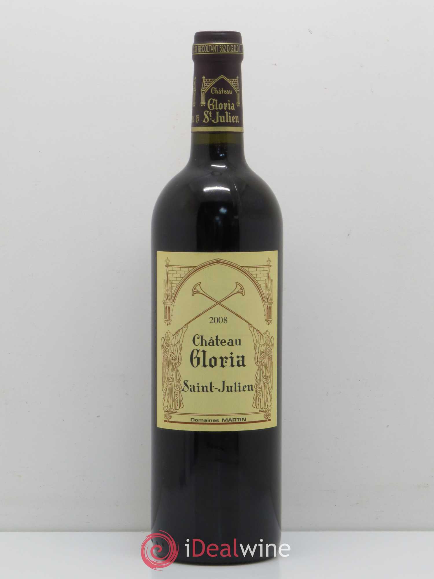 Château Gloria 2008 - Lot de 1 bouteille - 0