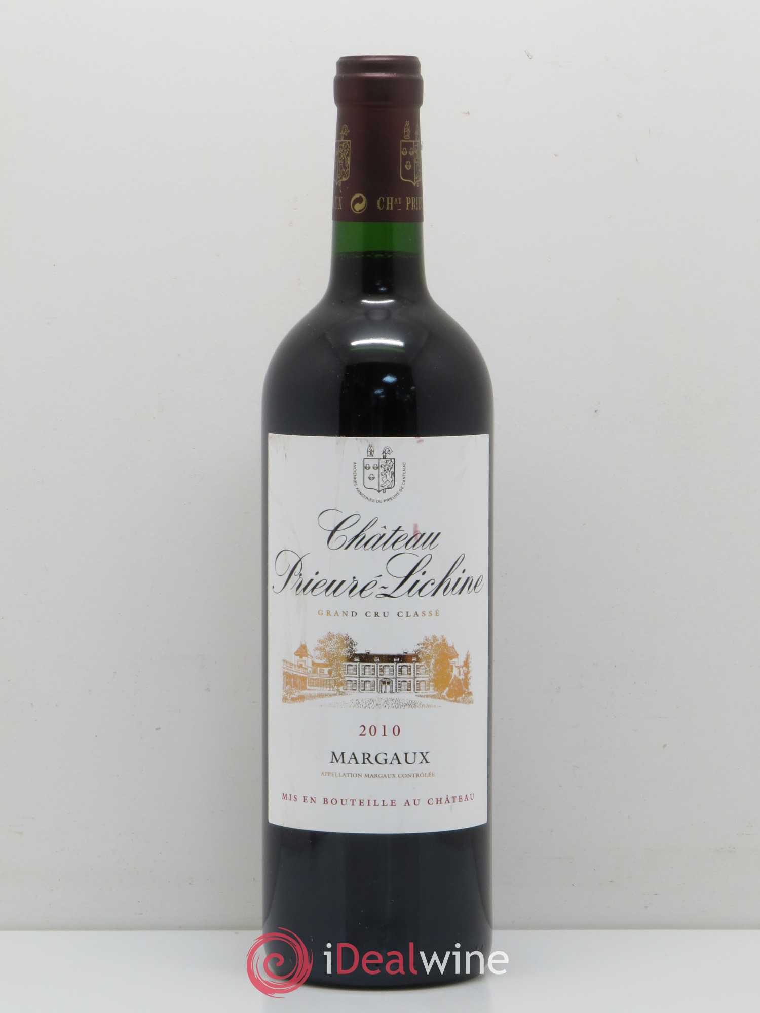 Château Prieuré Lichine 4ème Grand Cru Classé 2010 - Lot de 1 bouteille - 0