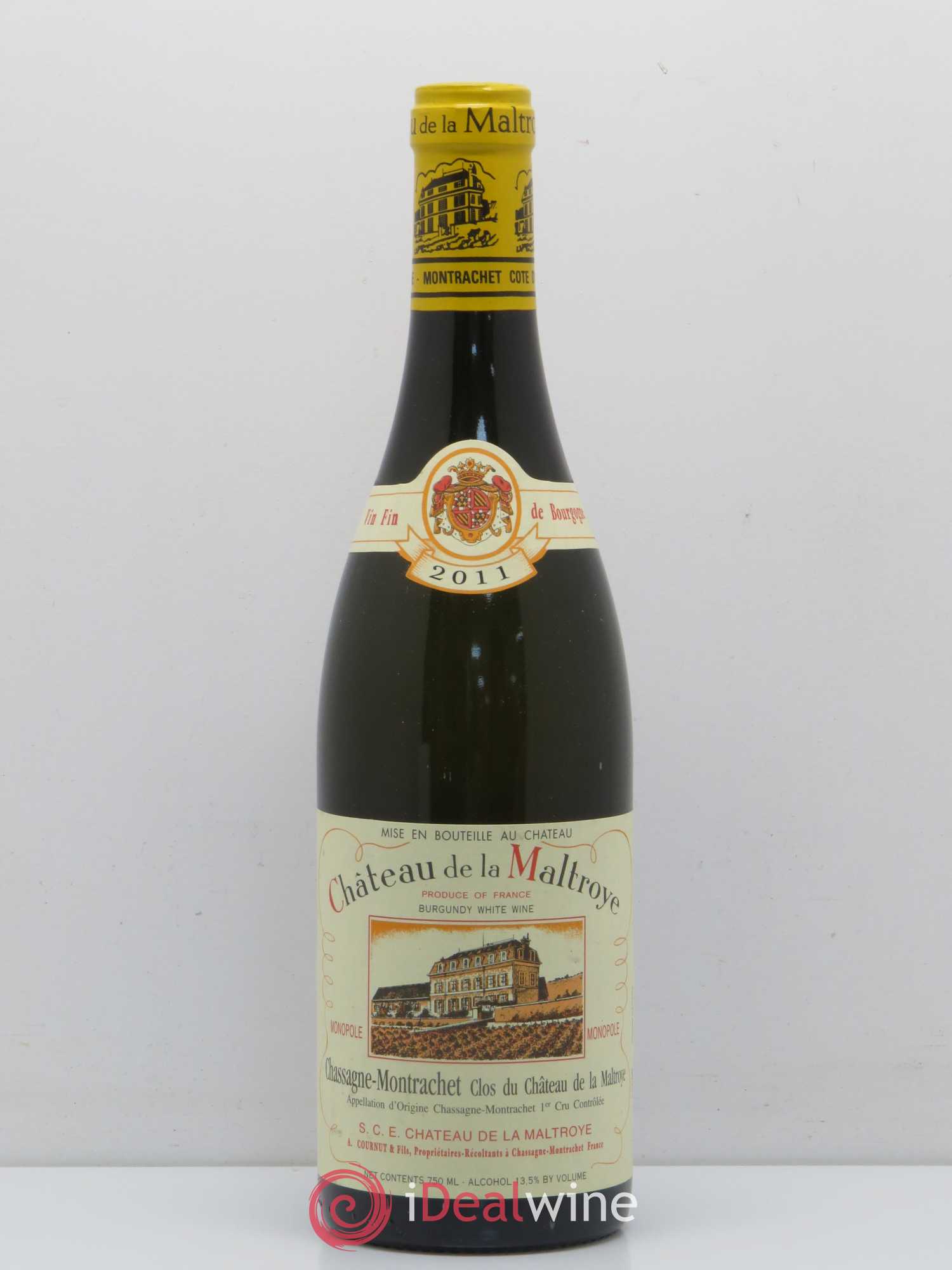 Chassagne-Montrachet Clos du Chateau de La Maltroye - Chateau de La Maltroye 2011 - Posten von 1 Flasche - 0