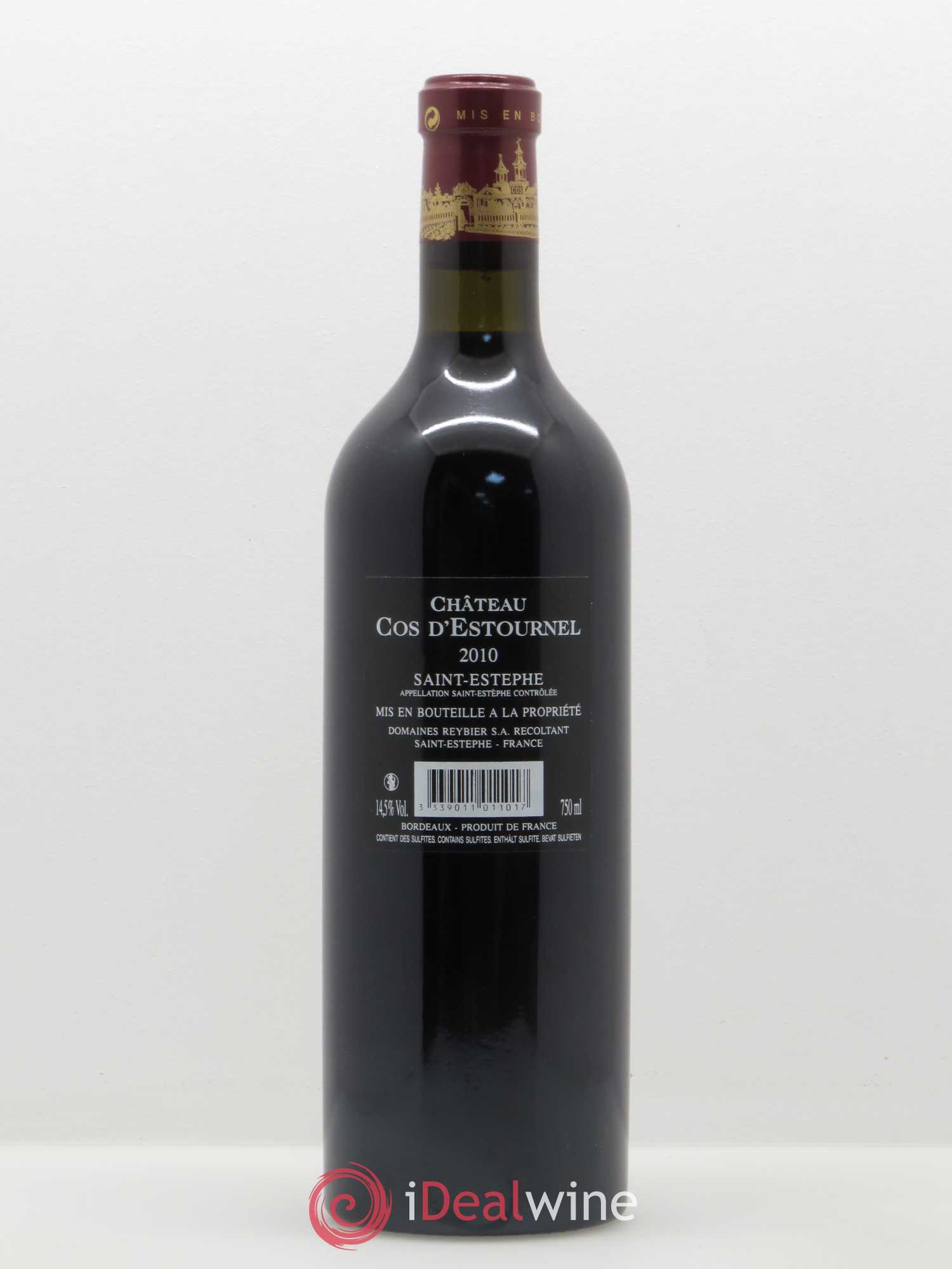 Cos d'Estournel 2ème Grand Cru Classé 2010 - Lot de 1 bouteille - 1