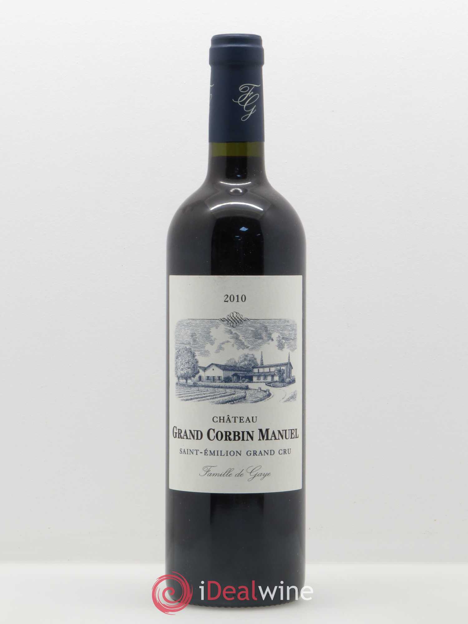 Château Grand Corbin Manuel 2010 - Lot de 1 bouteille - 0