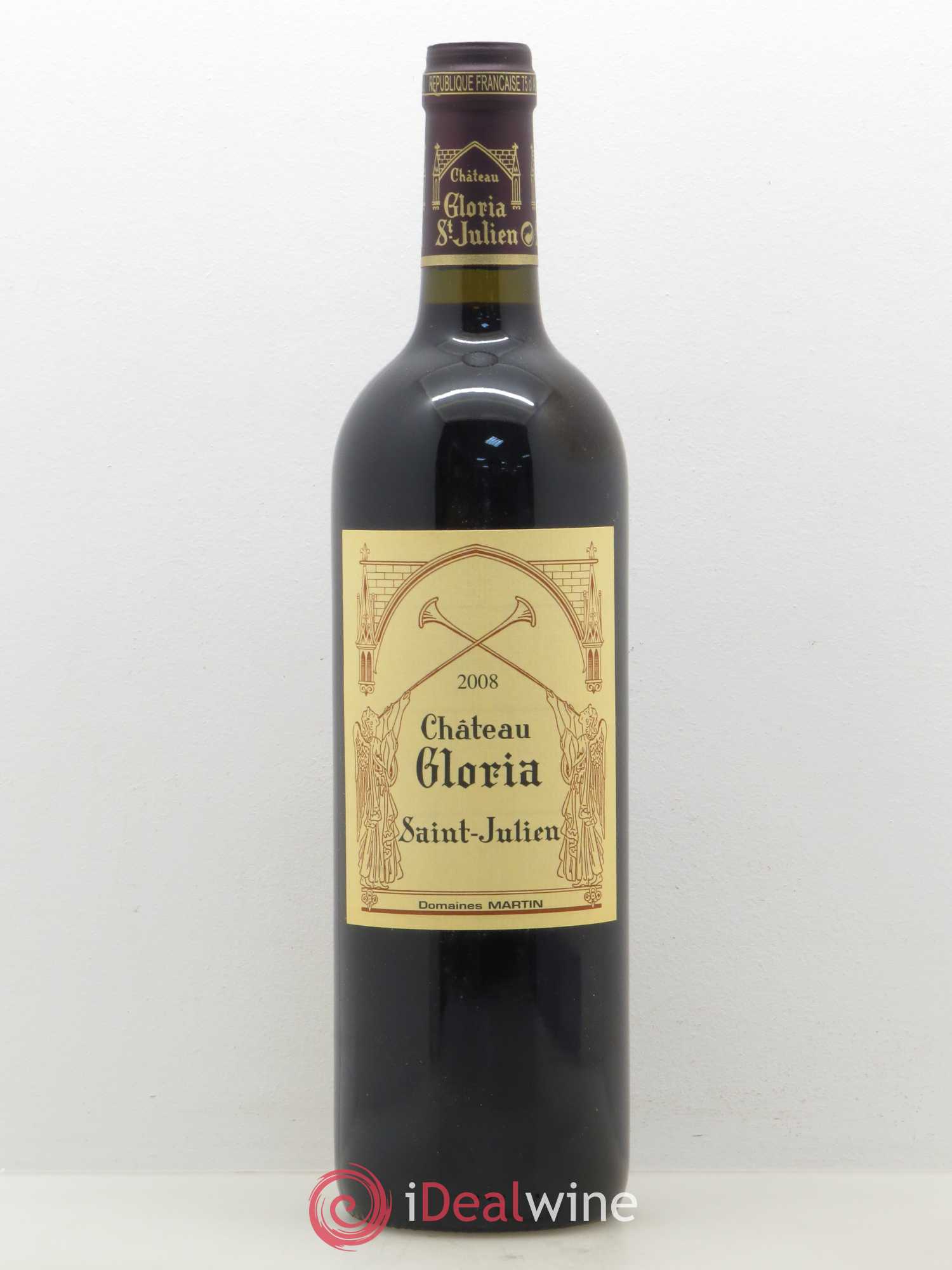 Château Gloria 2008 - Lot de 1 bouteille - 0