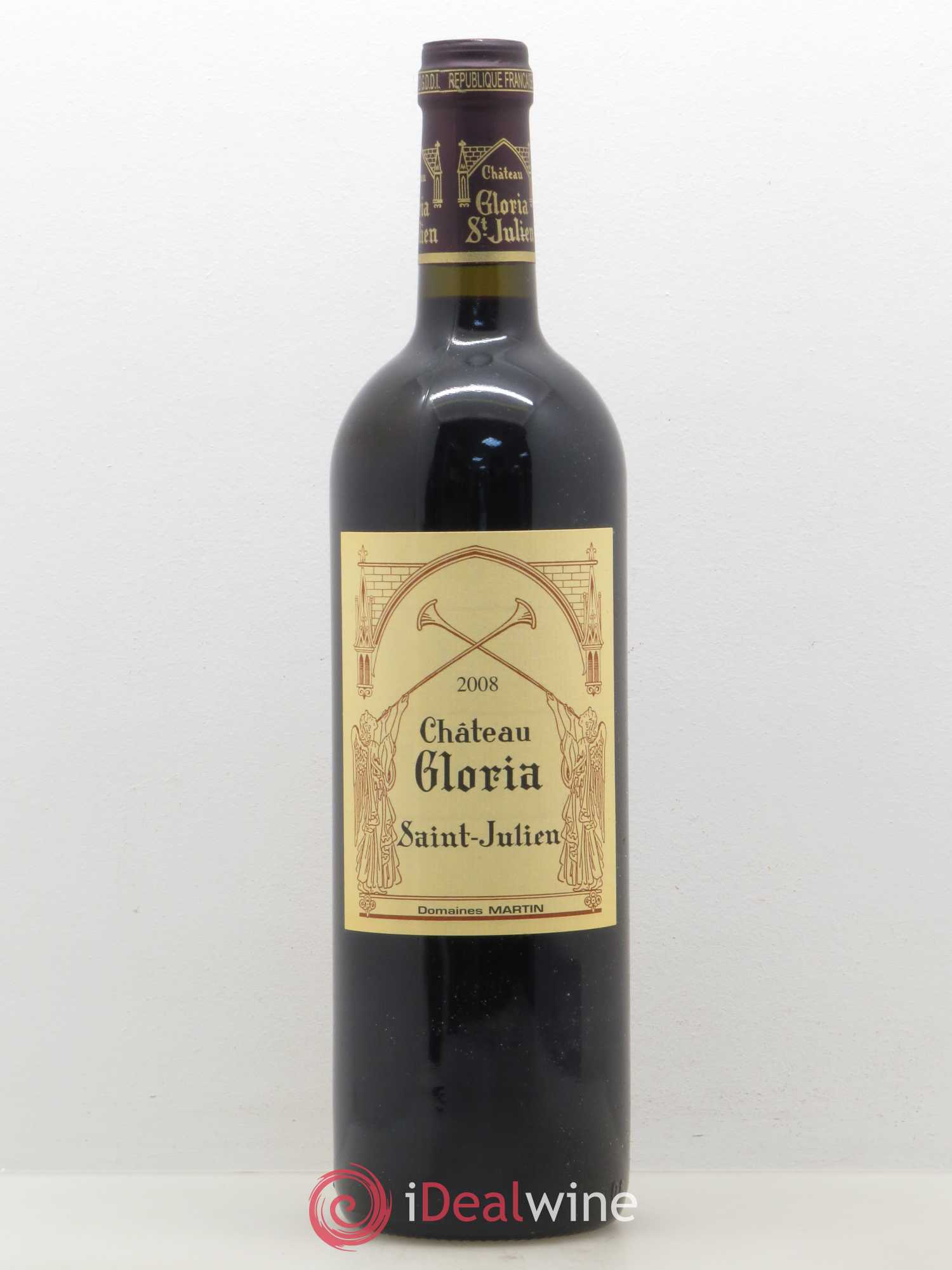 Château Gloria 2008 - Lot de 1 bouteille - 0