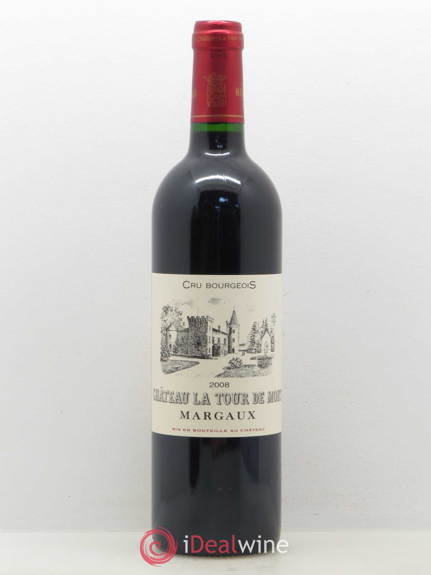 Château la Tour de Mons Cru Bourgeois 2008 - Lot de 1 bouteille - 0