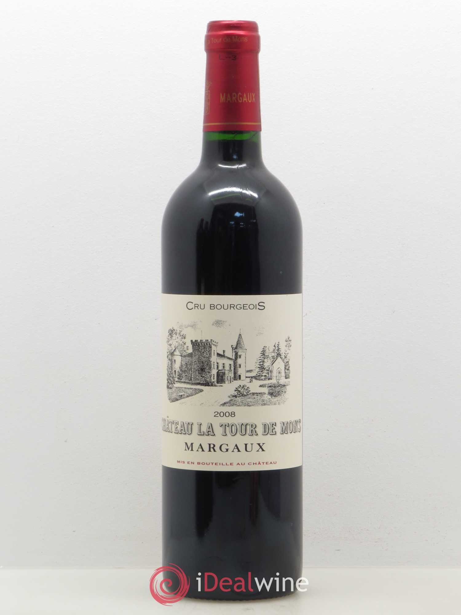 Château la Tour de Mons Cru Bourgeois 2008 - Lot de 1 bouteille - 0