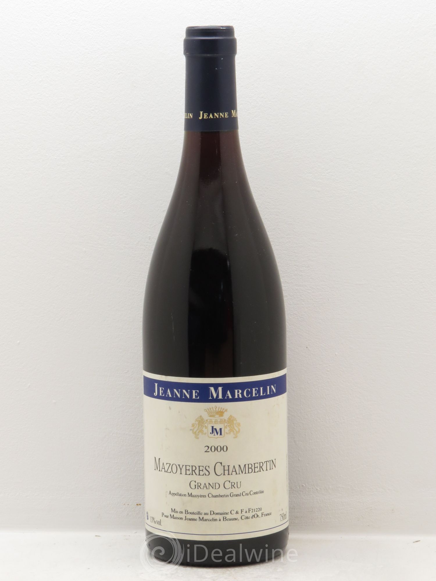 Mazoyères-Chambertin Grand Cru Jeanne Marcellin 2000 - Lot de 1 bouteille - 0