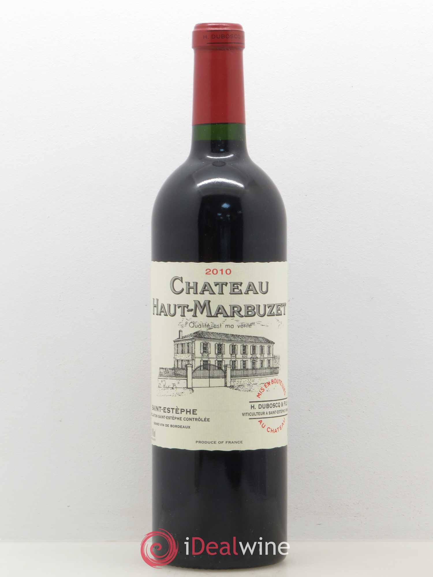 Château Haut Marbuzet 2010 - Lot de 1 bouteille - 0