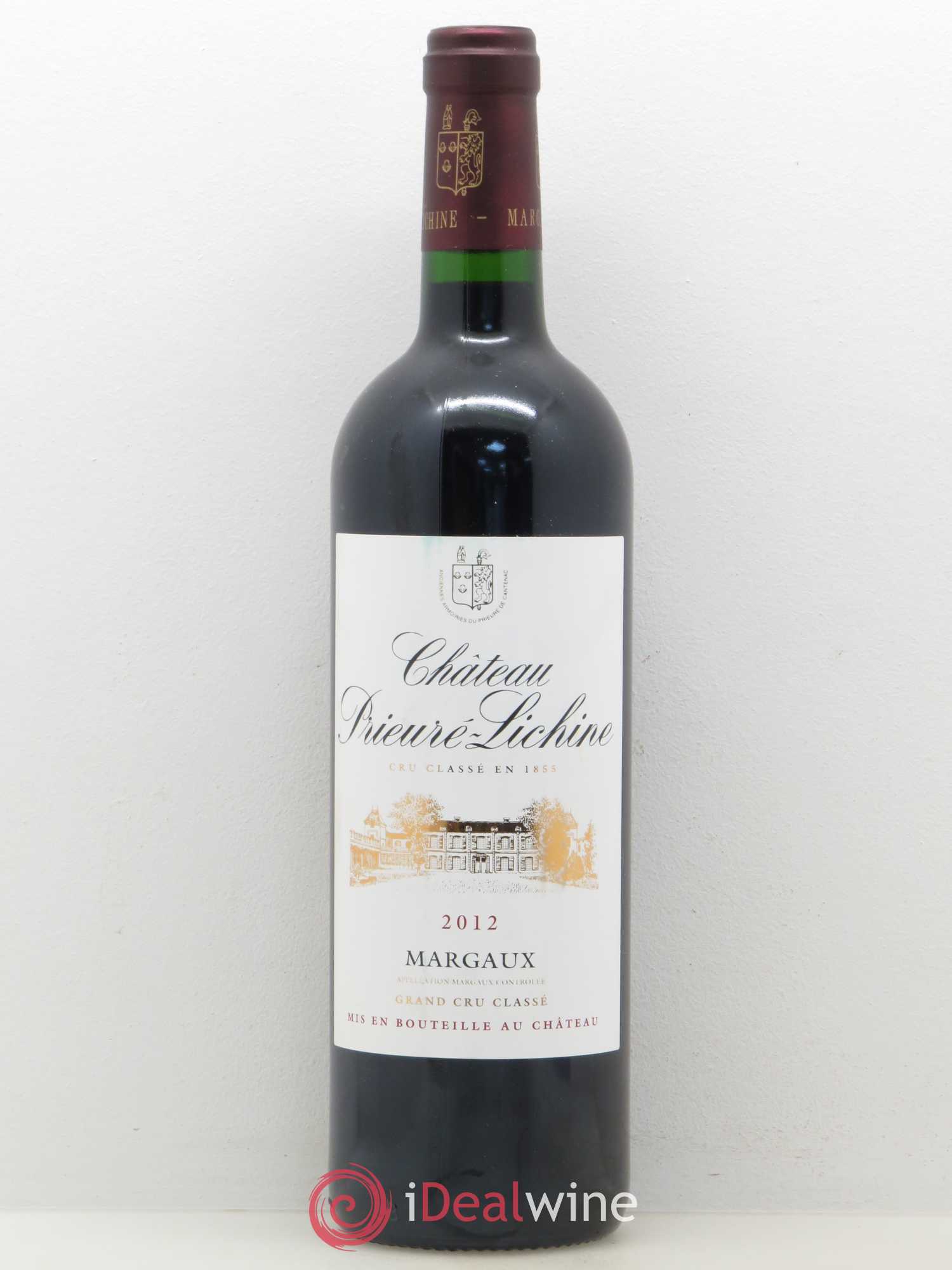 Château Prieuré Lichine 4ème Grand Cru Classé 2012 - Lot de 1 bouteille - 0