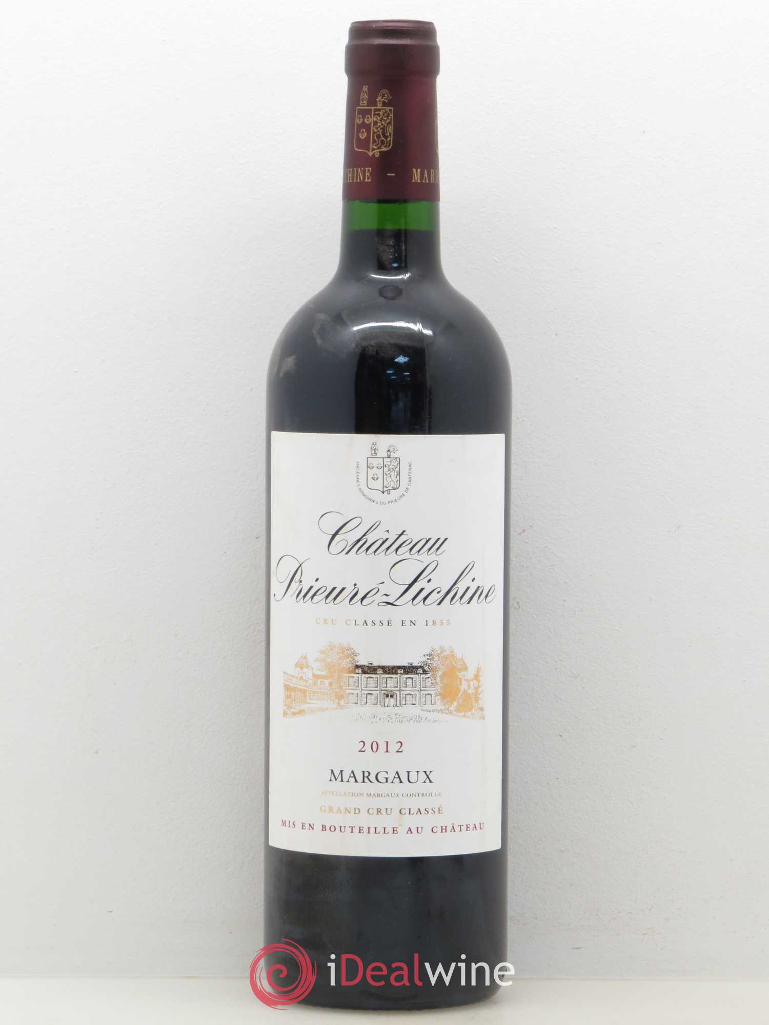 Château Prieuré Lichine 4ème Grand Cru Classé 2012 - Lot de 1 bouteille - 0