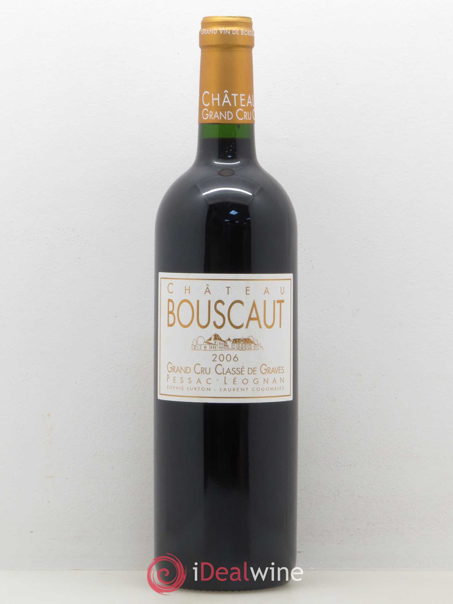 Château Bouscaut Cru Classé de Graves 2006 - Lot de 1 bouteille - 0
