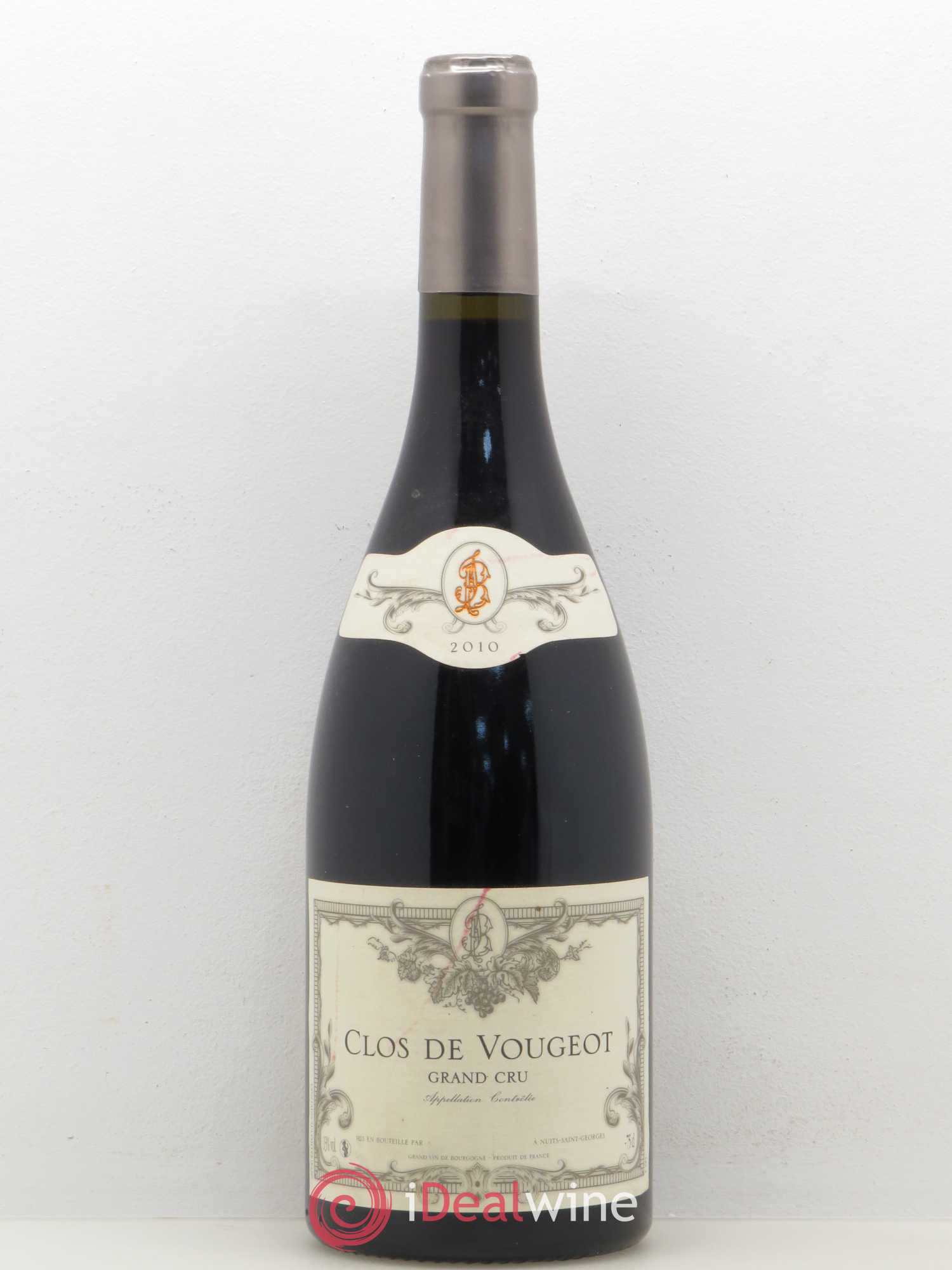 Clos de Vougeot Grand Cru 2010 - Lot de 1 bouteille - 0
