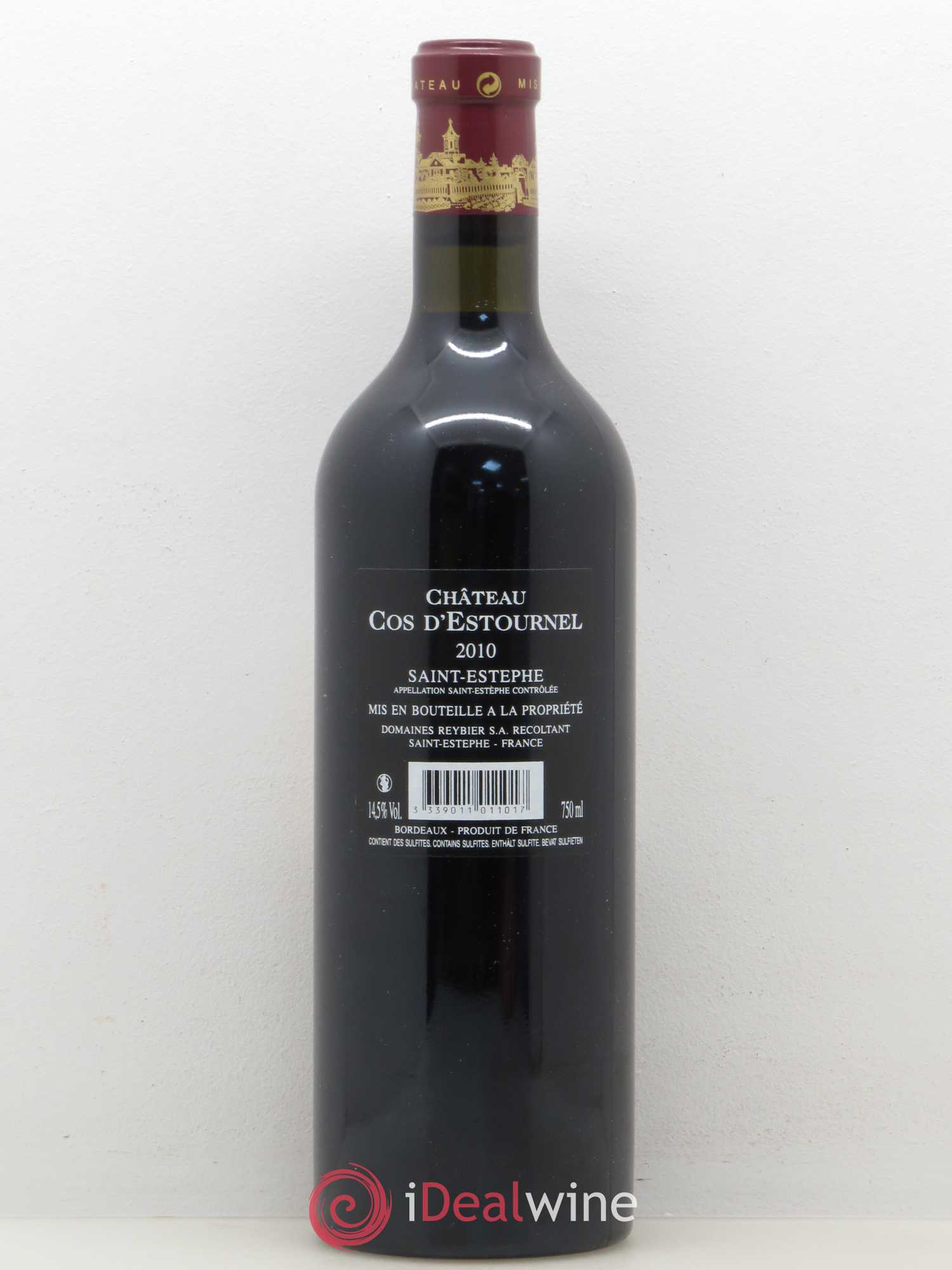Cos d'Estournel 2ème Grand Cru Classé 2010 - Lot de 1 bouteille - 1