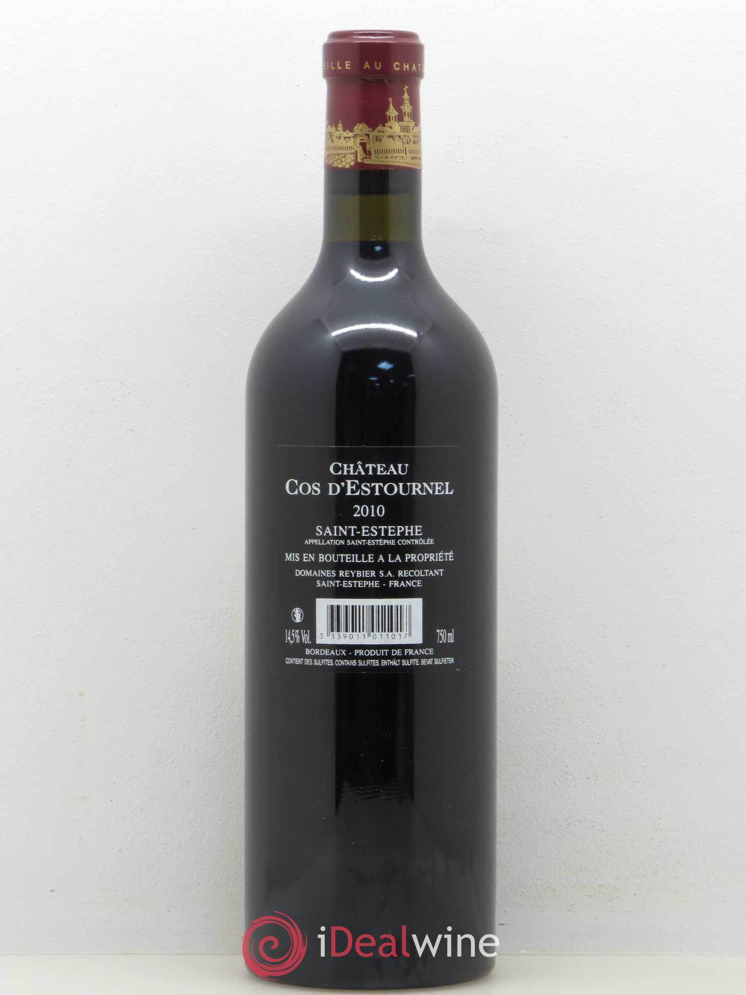 Cos d'Estournel 2ème Grand Cru Classé 2010 - Lot de 1 bouteille - 1
