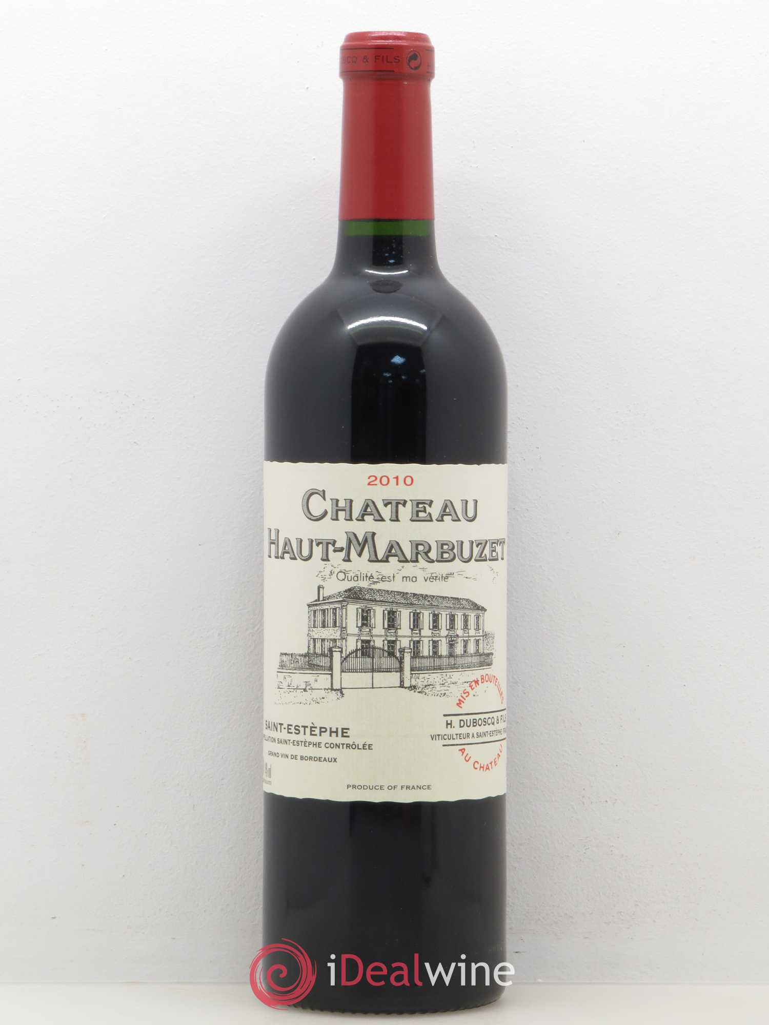 Château Haut Marbuzet 2010 - Lot de 1 bouteille - 0