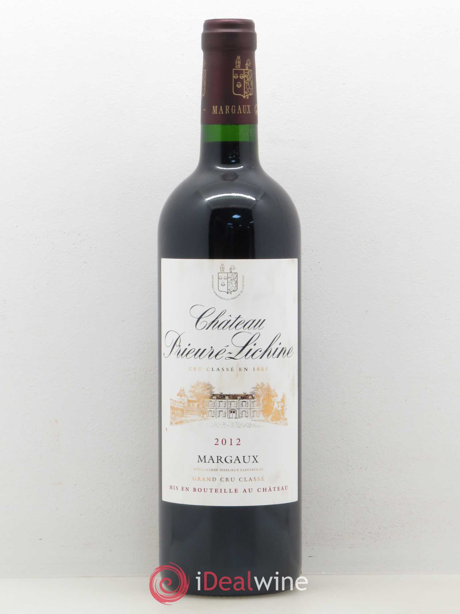 Château Prieuré Lichine 4ème Grand Cru Classé 2012 - Lot de 1 bouteille - 0