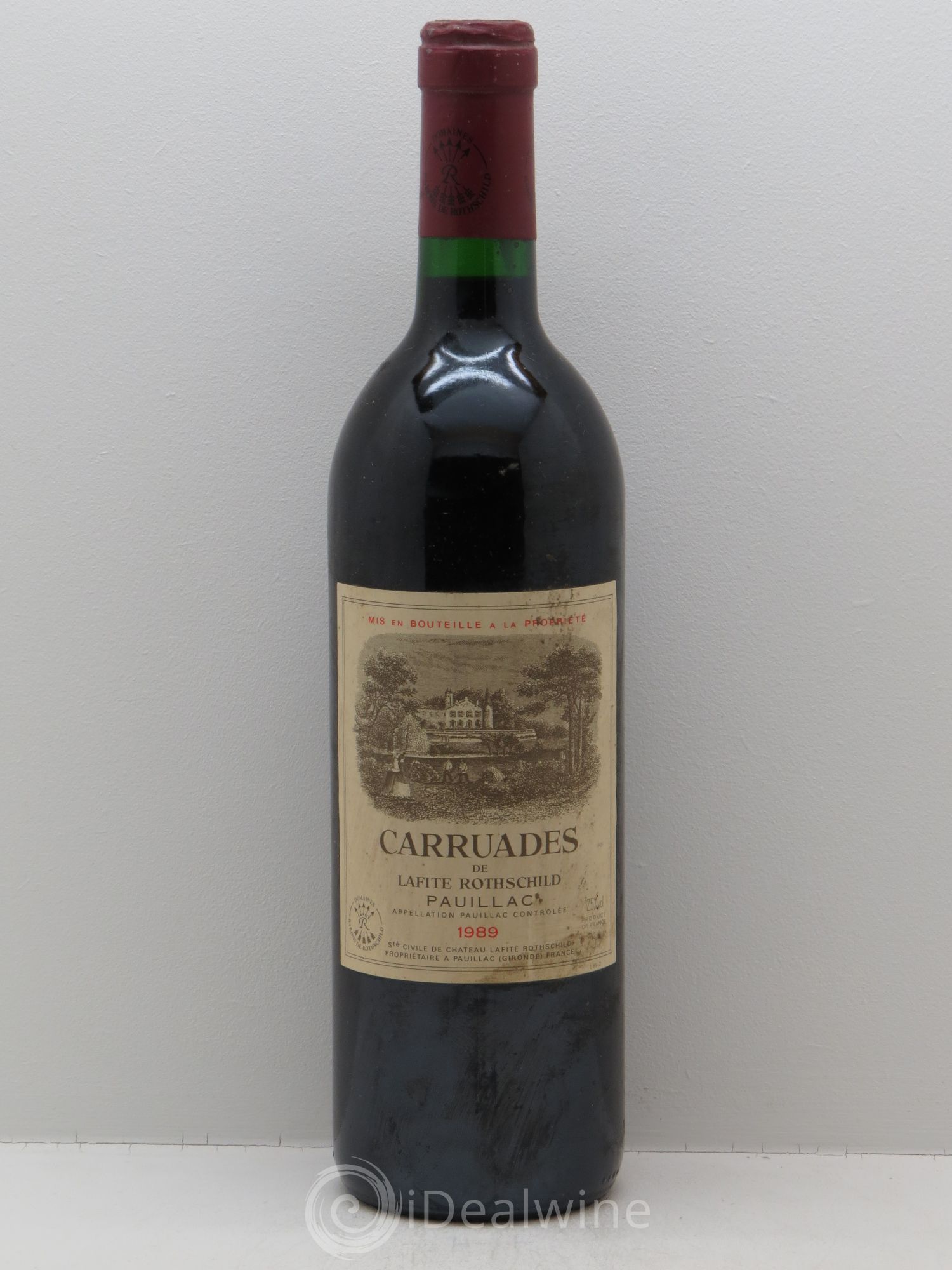 Carruades de Lafite Rothschild Second Vin 1989 - Lot de 1 bouteille - 0