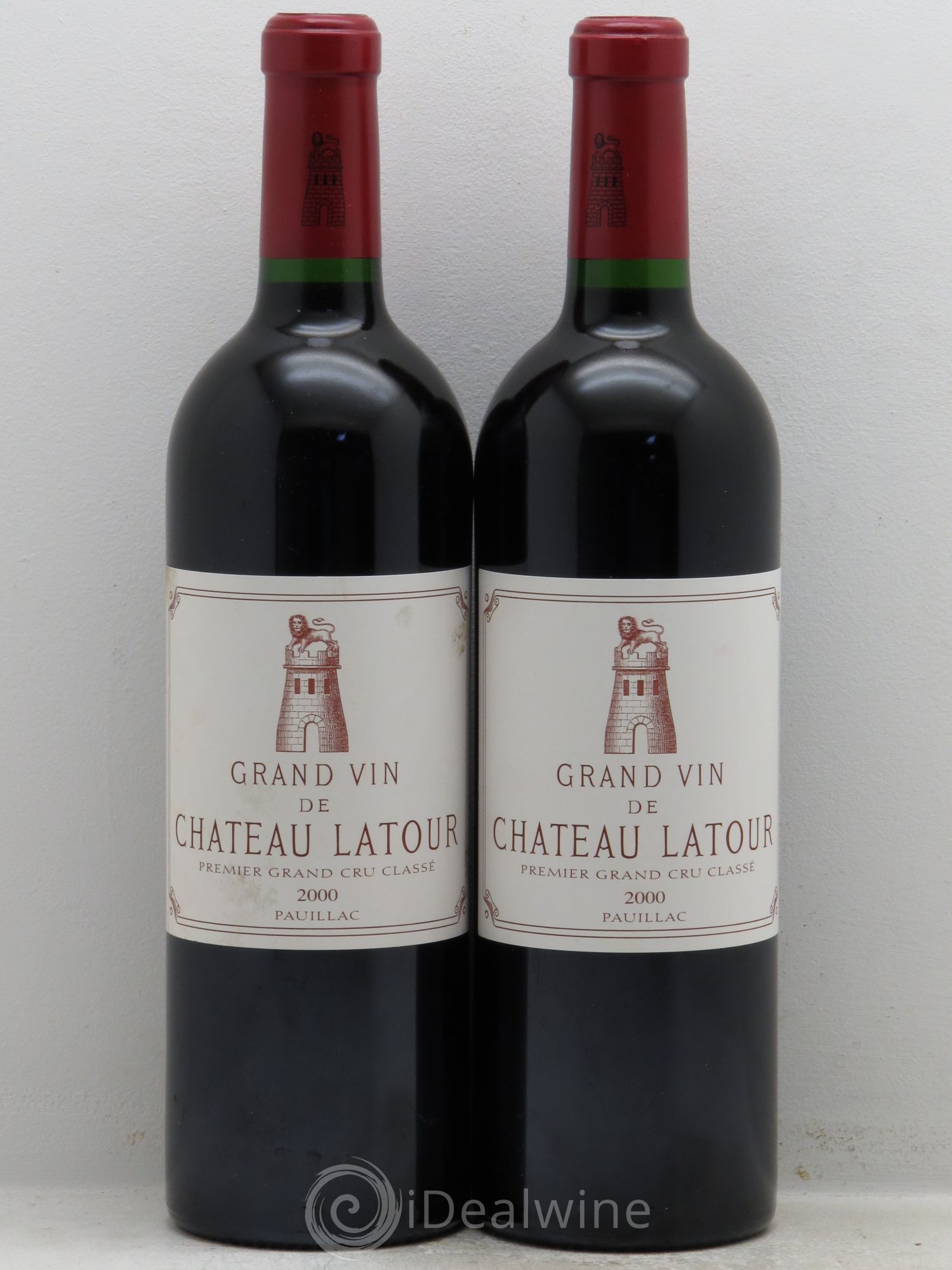 Château Latour 1er Grand Cru Classé 2000 - Lot de 2 bouteilles - 0