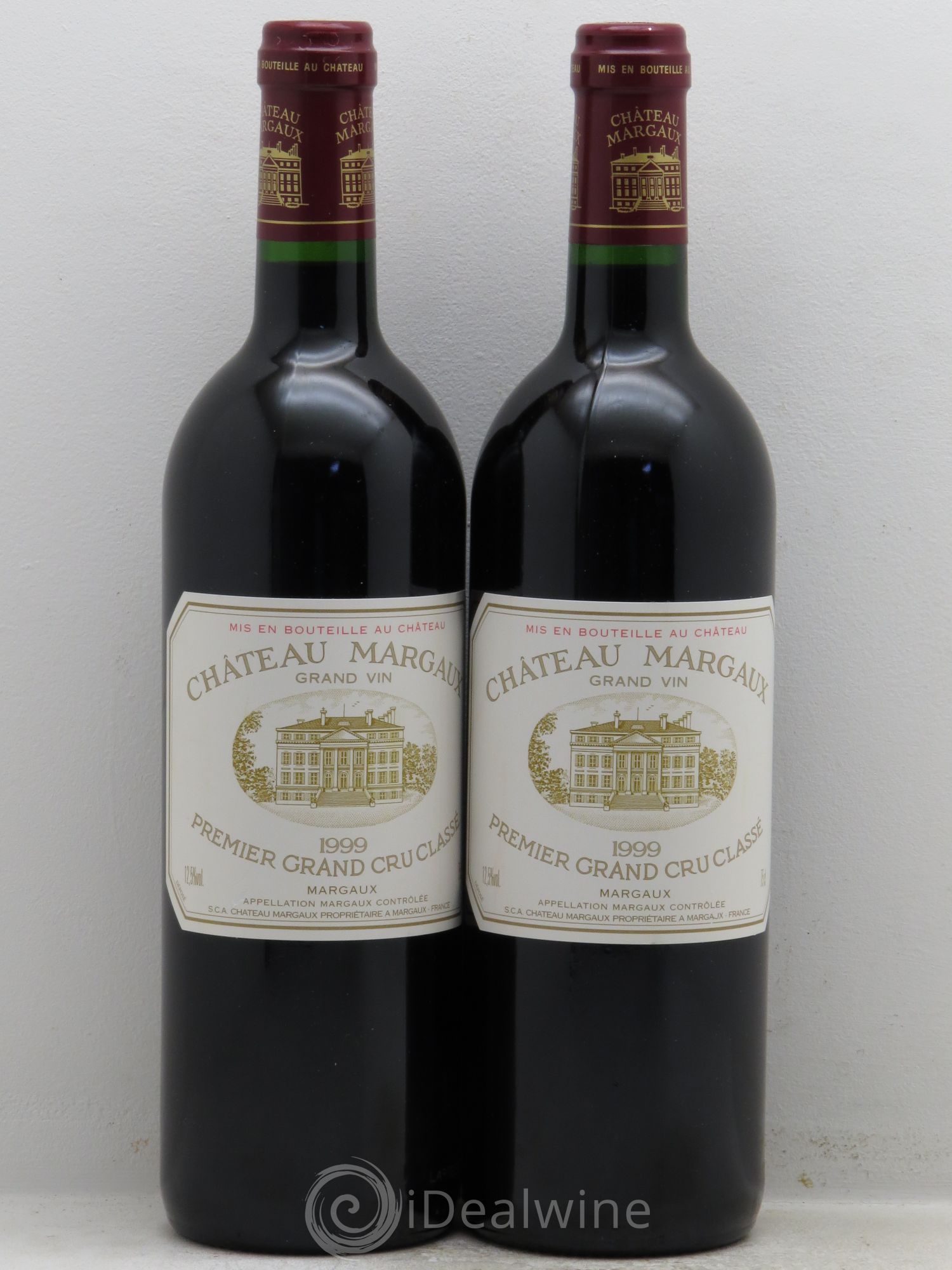 Château Margaux 1er Grand Cru Classé 1999 - Lot de 2 bouteilles - 0
