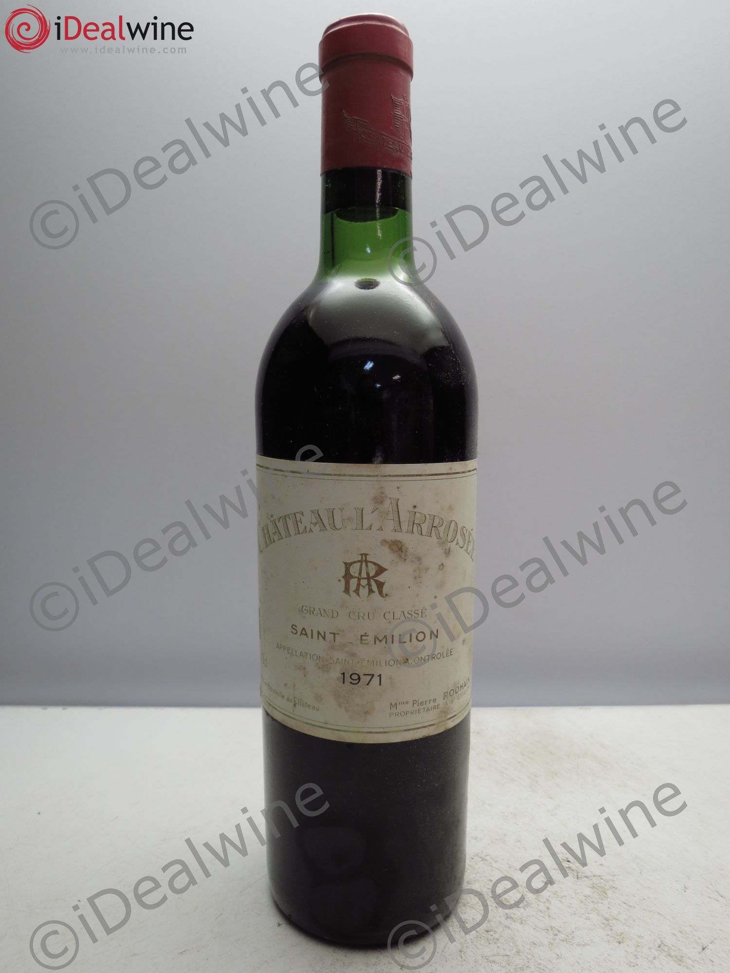Château l' Arrosée Grand Cru Classé 1971 - Lot de 1 bouteille - 0