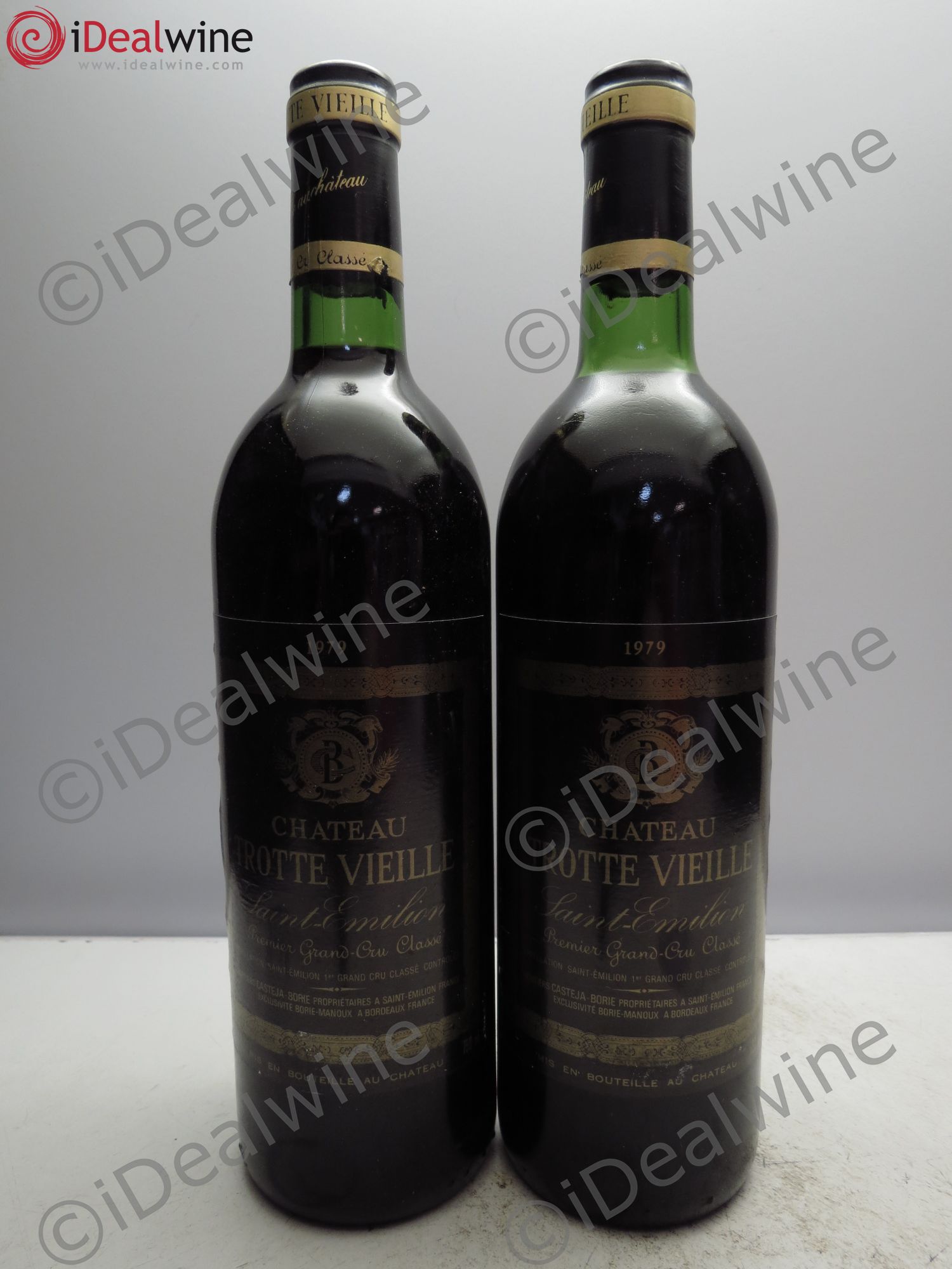 Château Trotte Vieille 1er Grand Cru Classé B 1979 - Lot de 2 bouteilles - 0