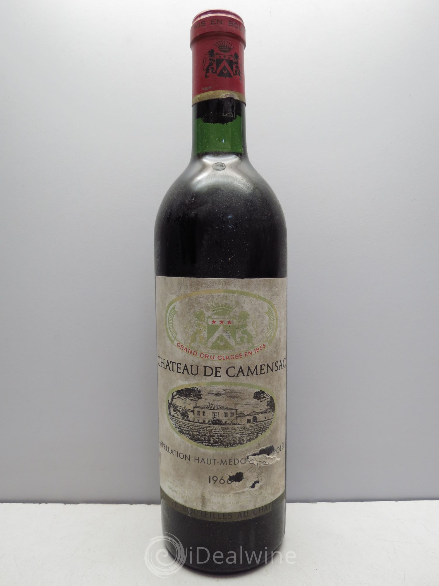 Château Camensac 5ème Grand Cru Classé 1966 - Lot de 1 bouteille - 0