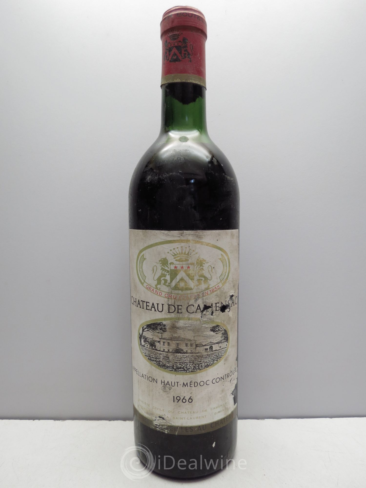 Château Camensac 5ème Grand Cru Classé 1966 - Lot de 1 bouteille - 0