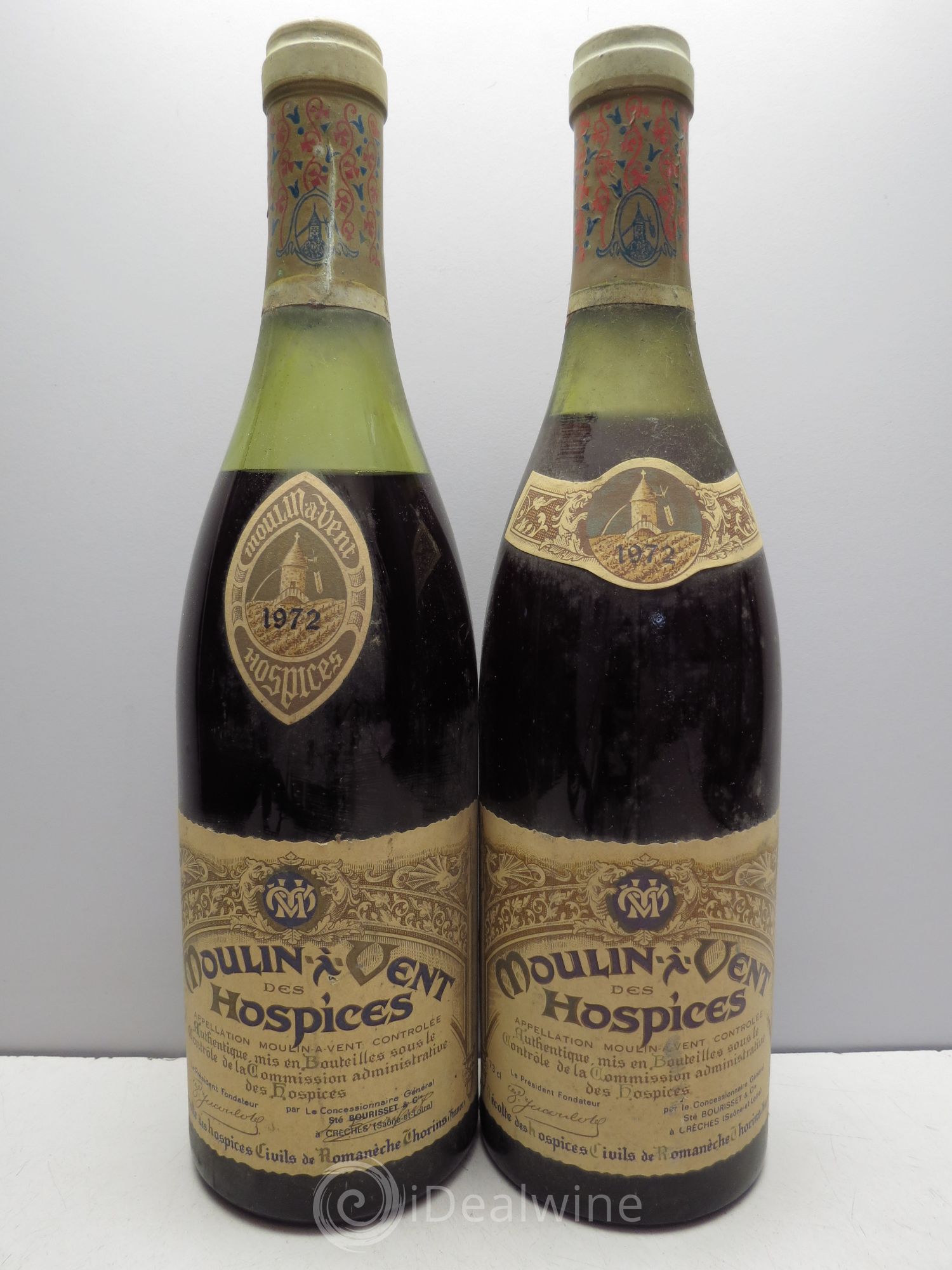 Moulin-à-Vent Des Hospices 1972 - Posten von 2 Flaschen - 0