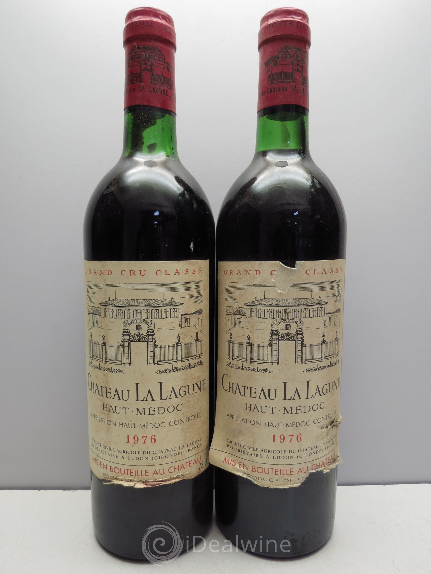 Château la Lagune 3ème Grand Cru Classé 1976 - Lot de 2 bouteilles - 0