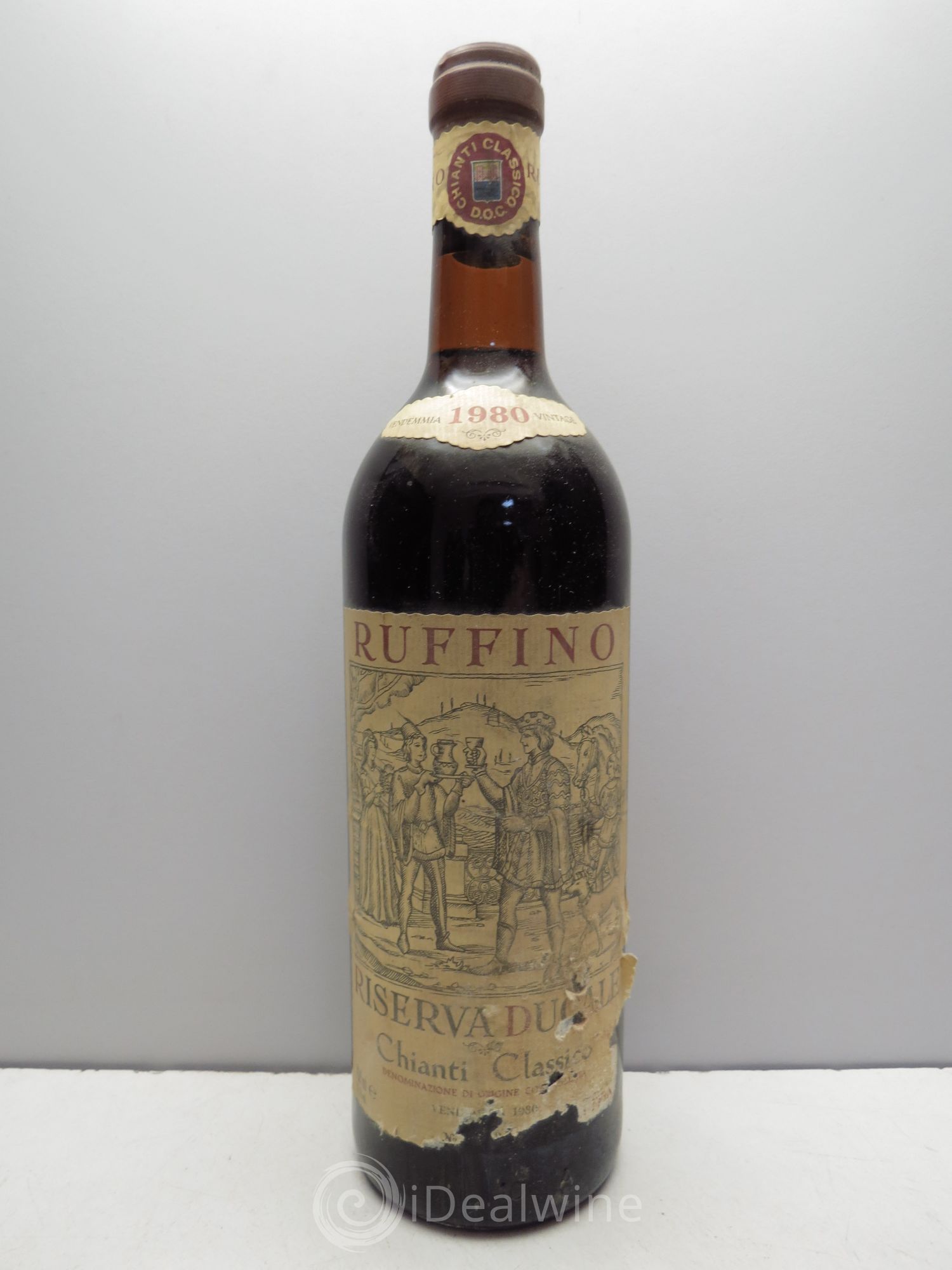 Chianti Classico DOCG Ruffino Riserva Ducale 1980 - Lot of 6 bottles - 0
