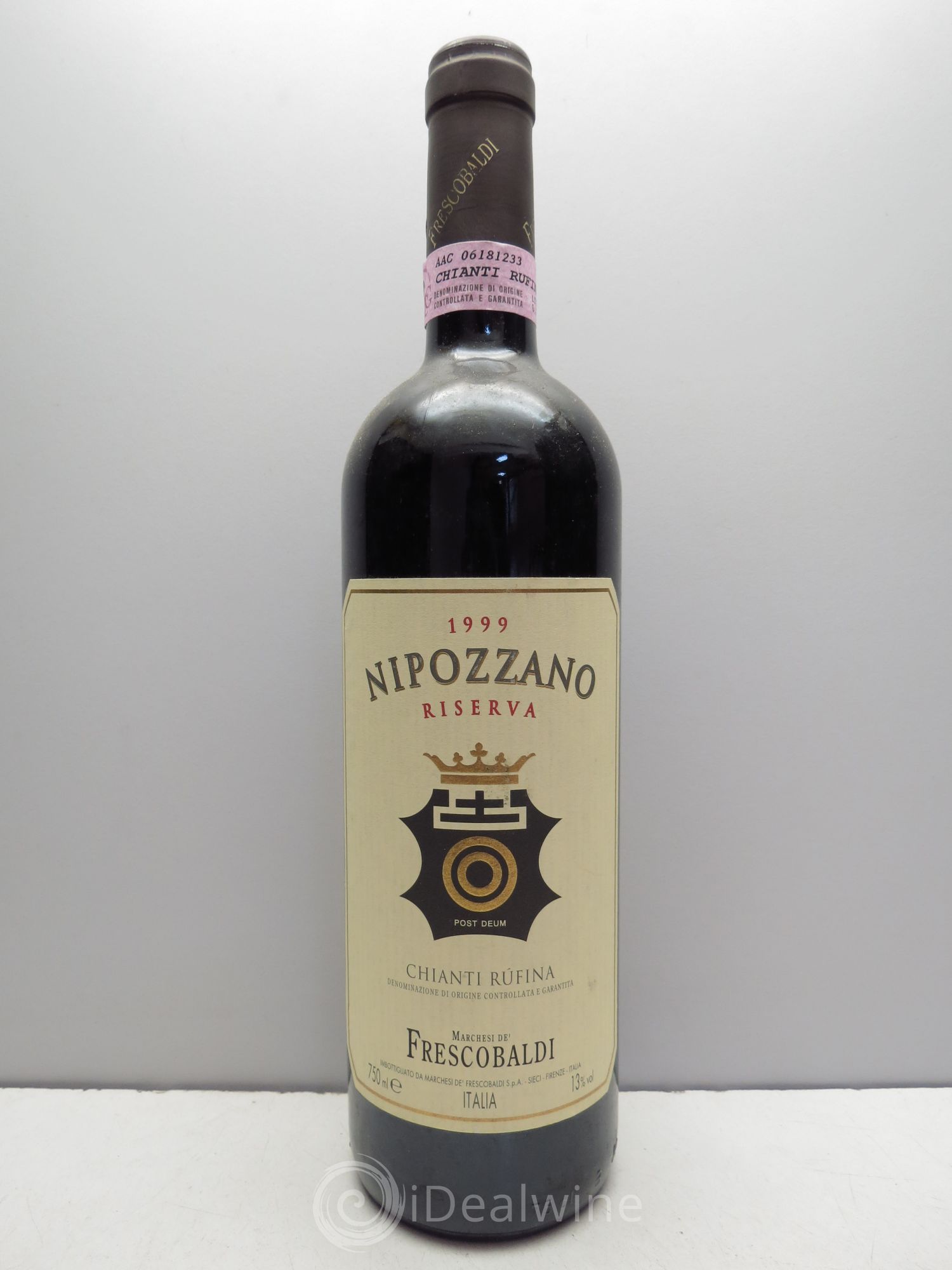 Chianti DOCG Rufina Nipozzano Riserva Frescobaldi 1999 - Lot de 1 bouteille - 0