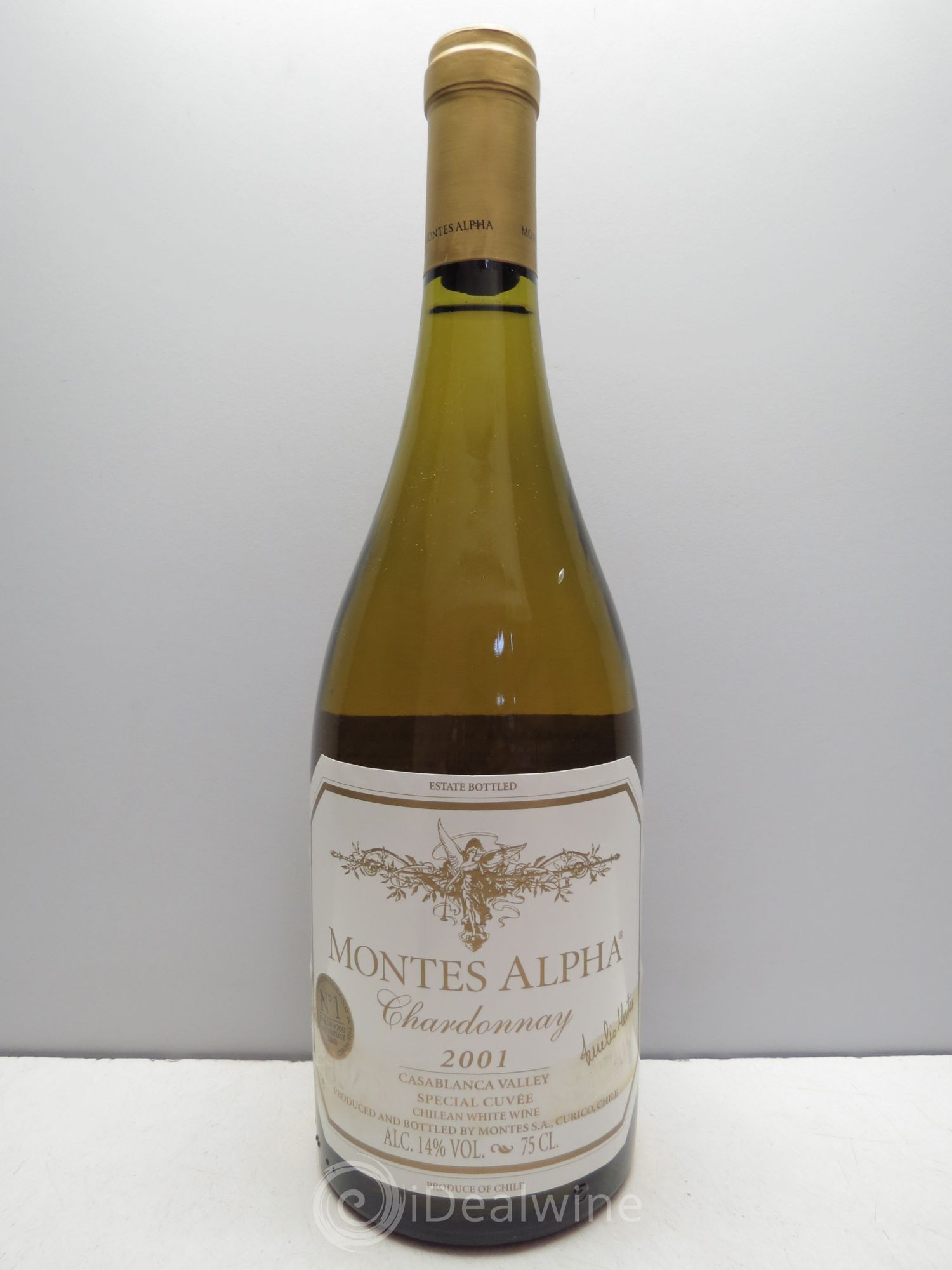 Chili Montes Alpha Chardonnay (sans prix de réserve) 2001 - Posten von 1 Flasche - 0