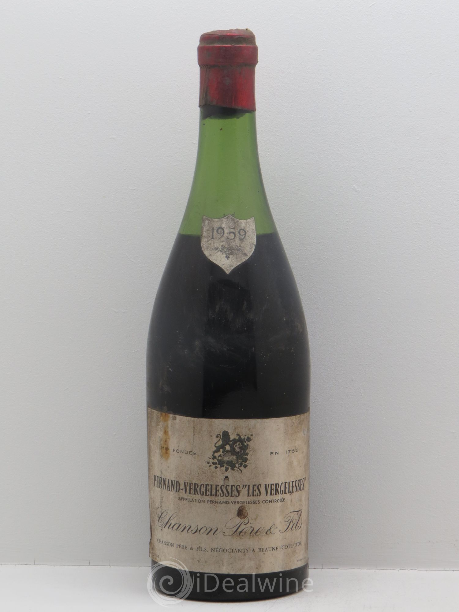 Pernand-Vergelesses 1er Cru Chanson (Trace de Stylo) 1959 - Lot de 1 bouteille - 0
