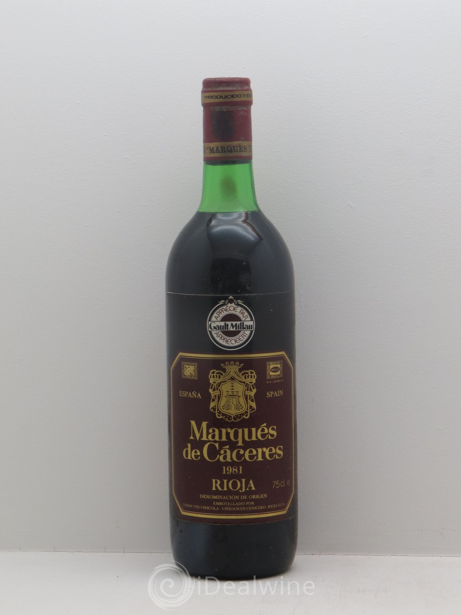 Rioja DOCA Marques de Caceres 1981 - Posten von 1 Flasche - 0
