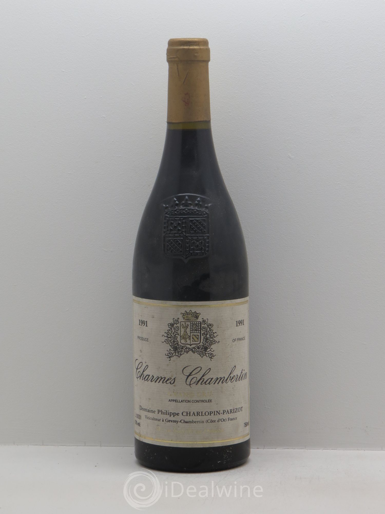 Charmes-Chambertin Grand Cru Charlopin-Parizot 1991 - Lot de 1 bouteille - 0
