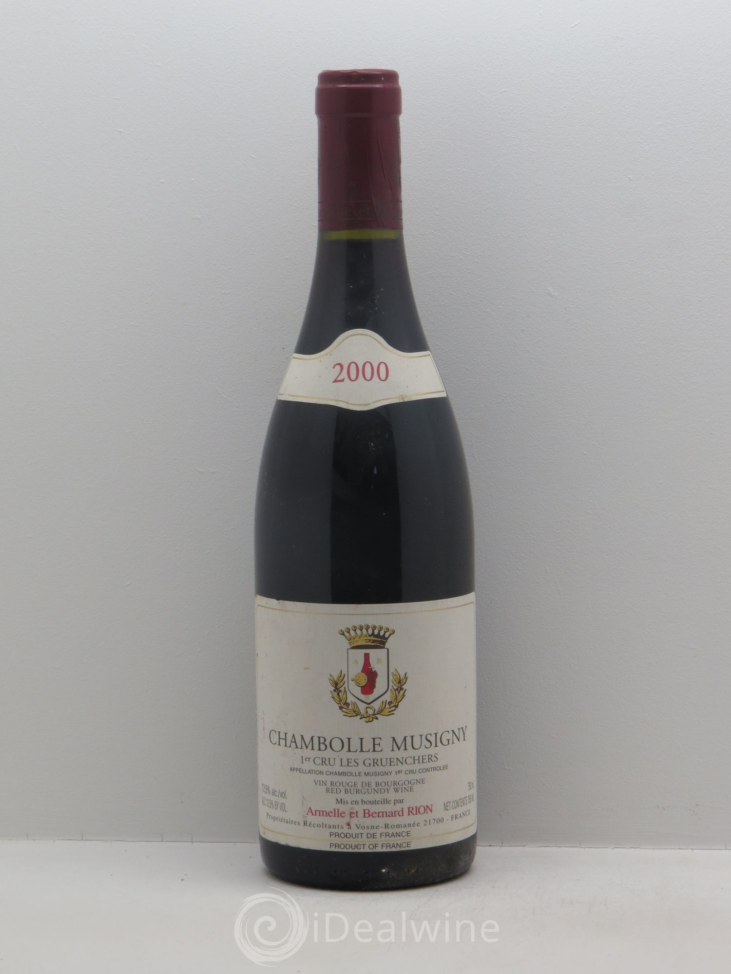 Chambolle-Musigny 1er Cru 2000 - Lot de 1 bouteille - 0