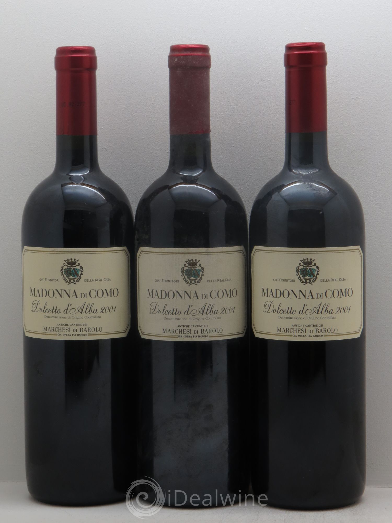Italie Dolcetta d'alba Madonna di Como 2001 - Posten von 3 Flaschen - 0