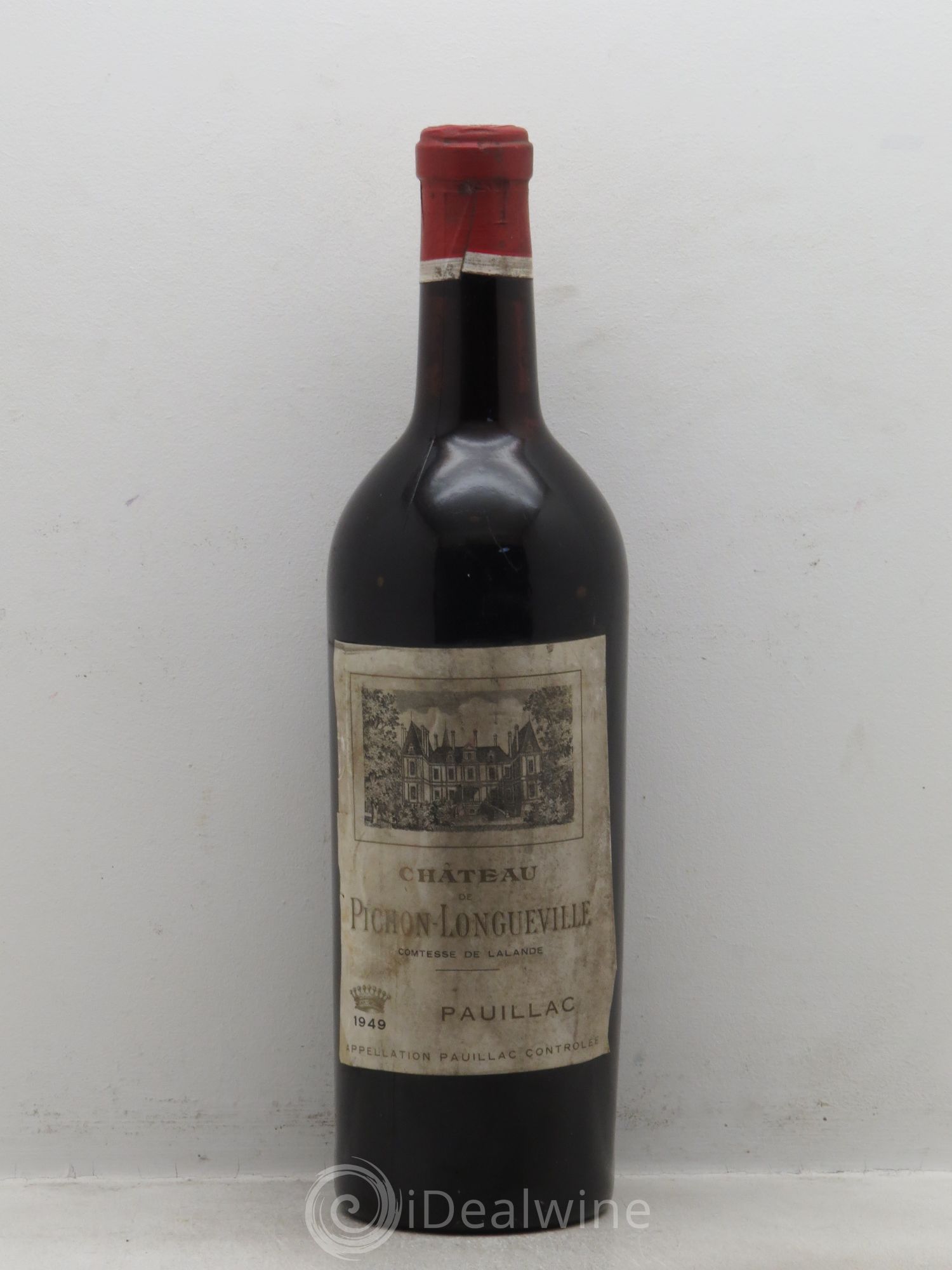 Château Pichon Longueville Comtesse de Lalande 2ème Grand Cru Classé Mise Négoce 1949 - Lot de 1 bouteille - 0