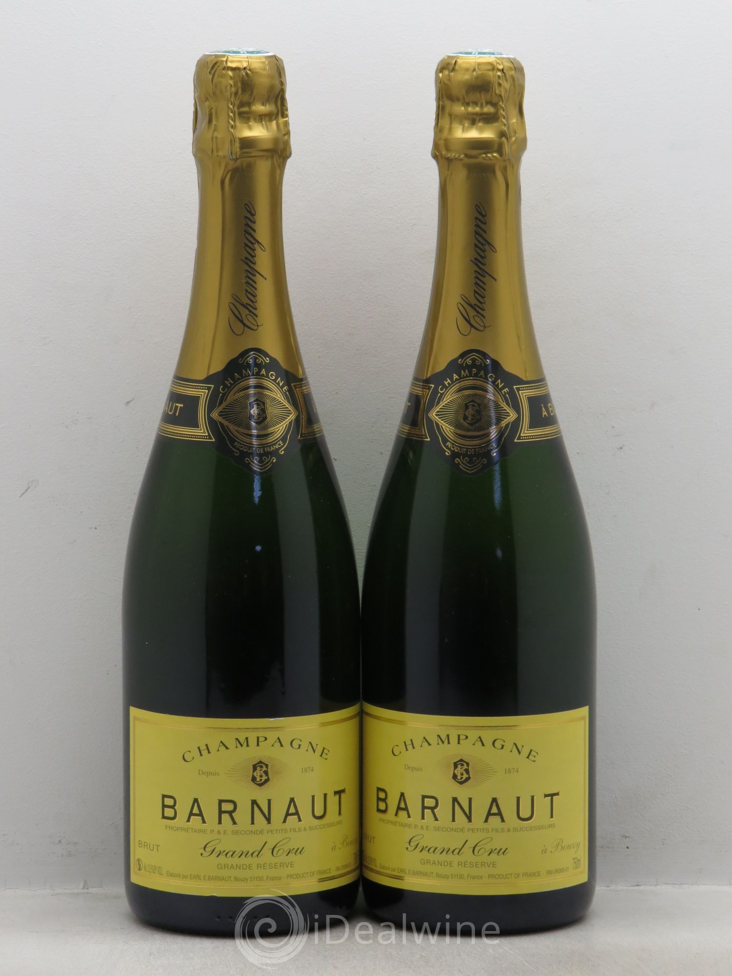 Champagne Barnaud Grand Cru Grande Réserve - Posten von 2 Flaschen - 0