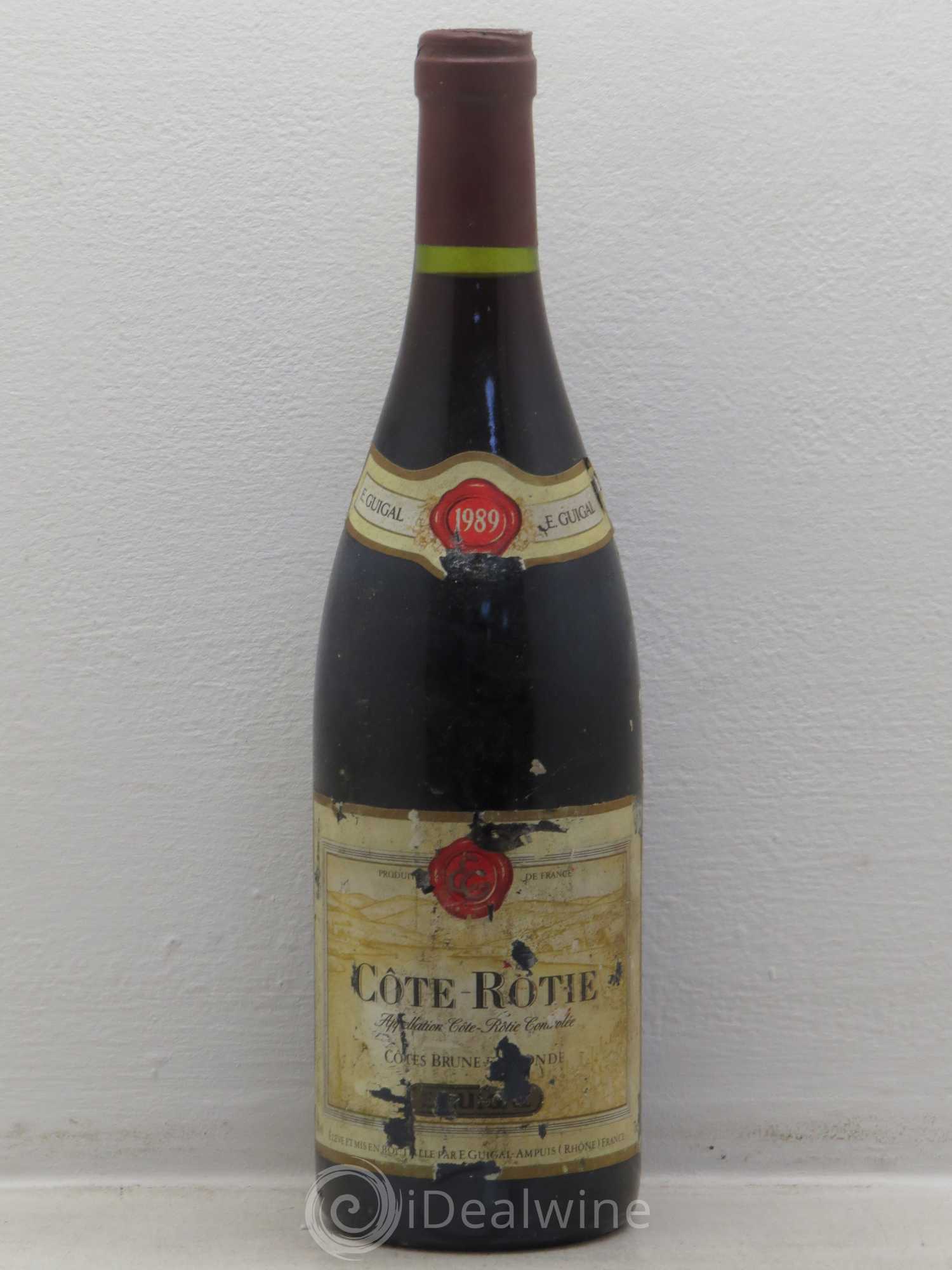 Côte-Rôtie Côtes Brune et Blonde Guigal 1989 - Lot de 1 bouteille - 0