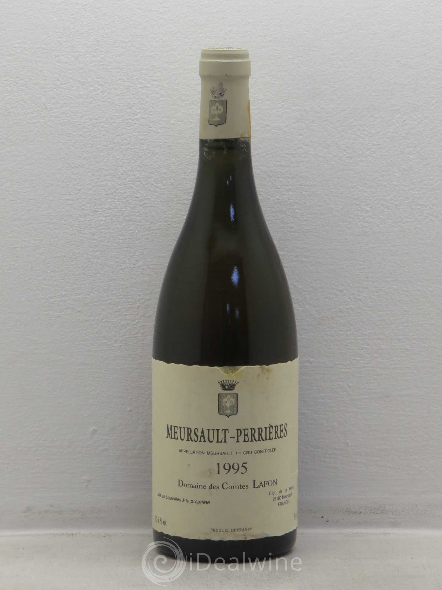 Meursault 1er Cru Perrières Comtes Lafon (Domaine des) 1995 - Lot de 1 bouteille - 0