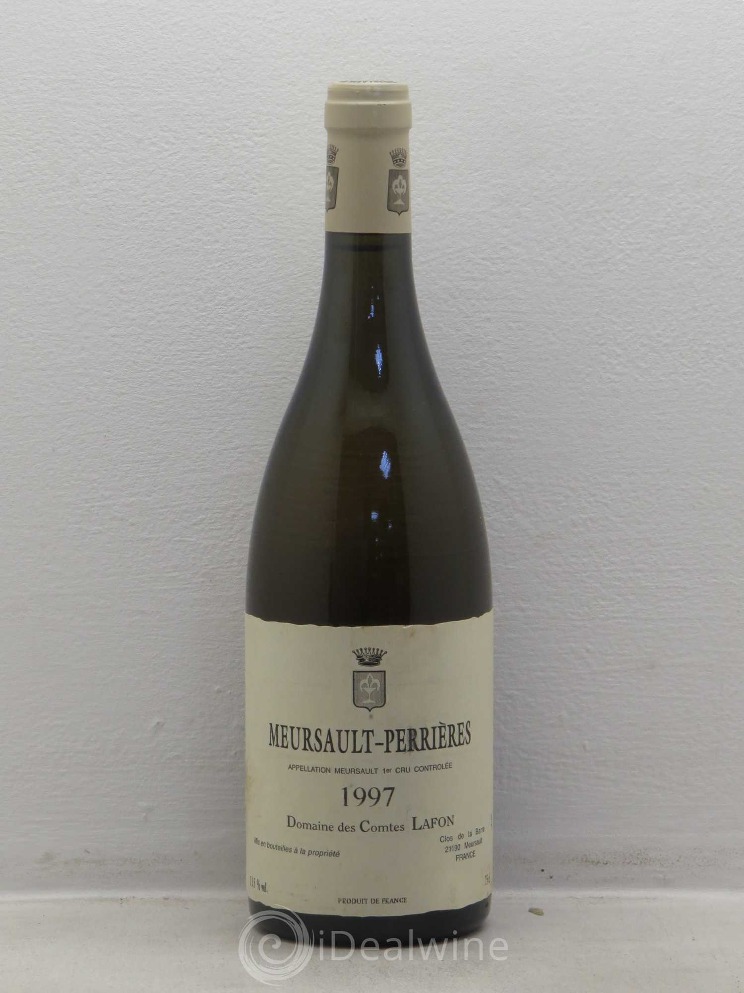 Meursault 1er Cru Perrières Comtes Lafon (Domaine des) 1997 - Lot de 1 bouteille - 0