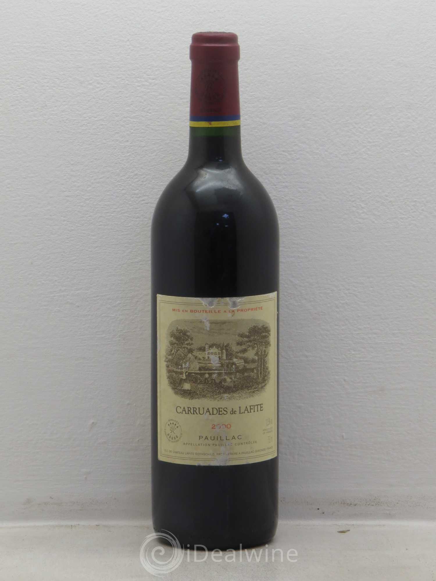 Carruades de Lafite Rothschild Second Vin 2000 - Lot de 1 bouteille - 0