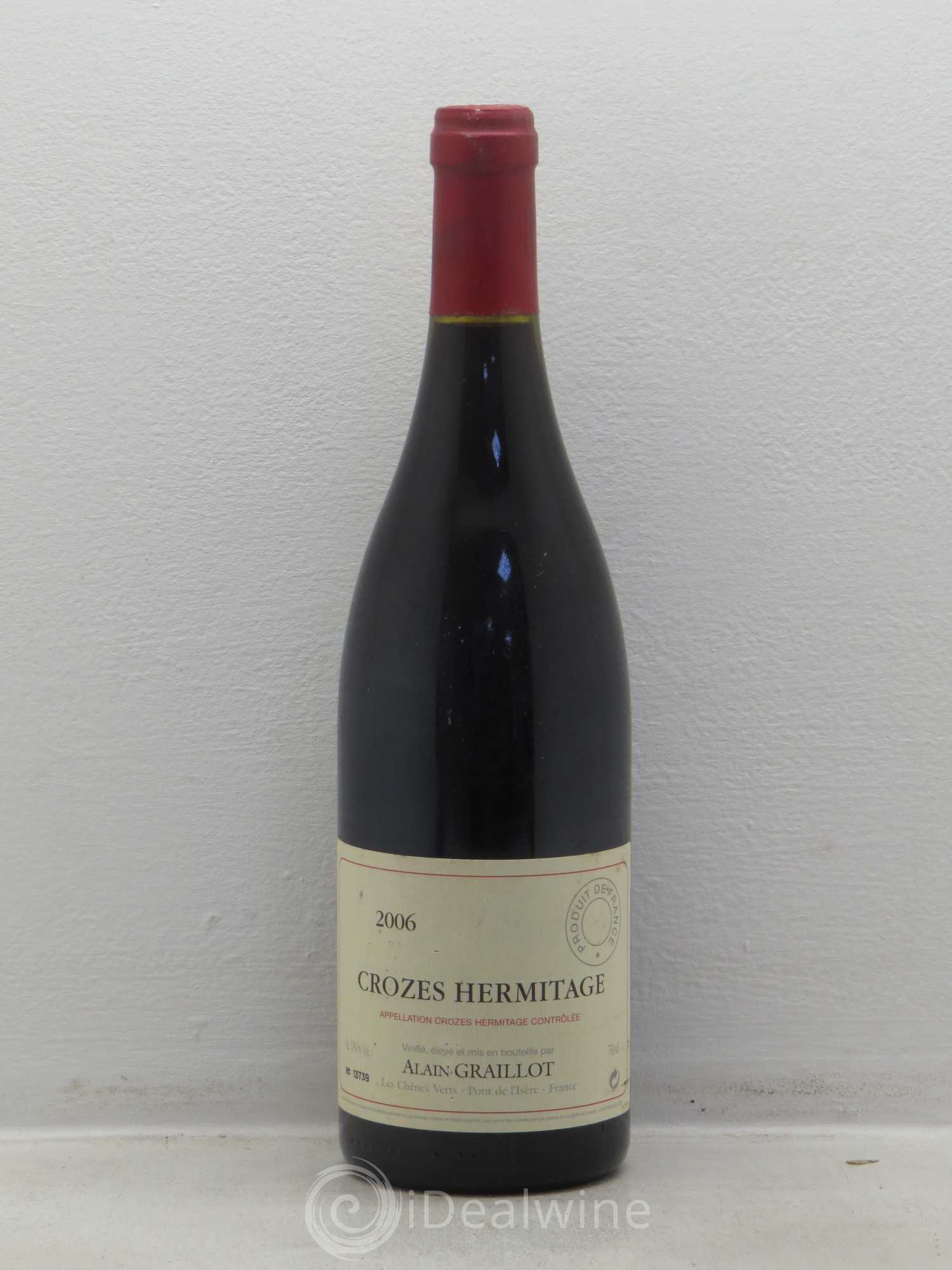 Crozes-Hermitage Domaine Graillot 2006 - Lot de 1 bouteille - 0