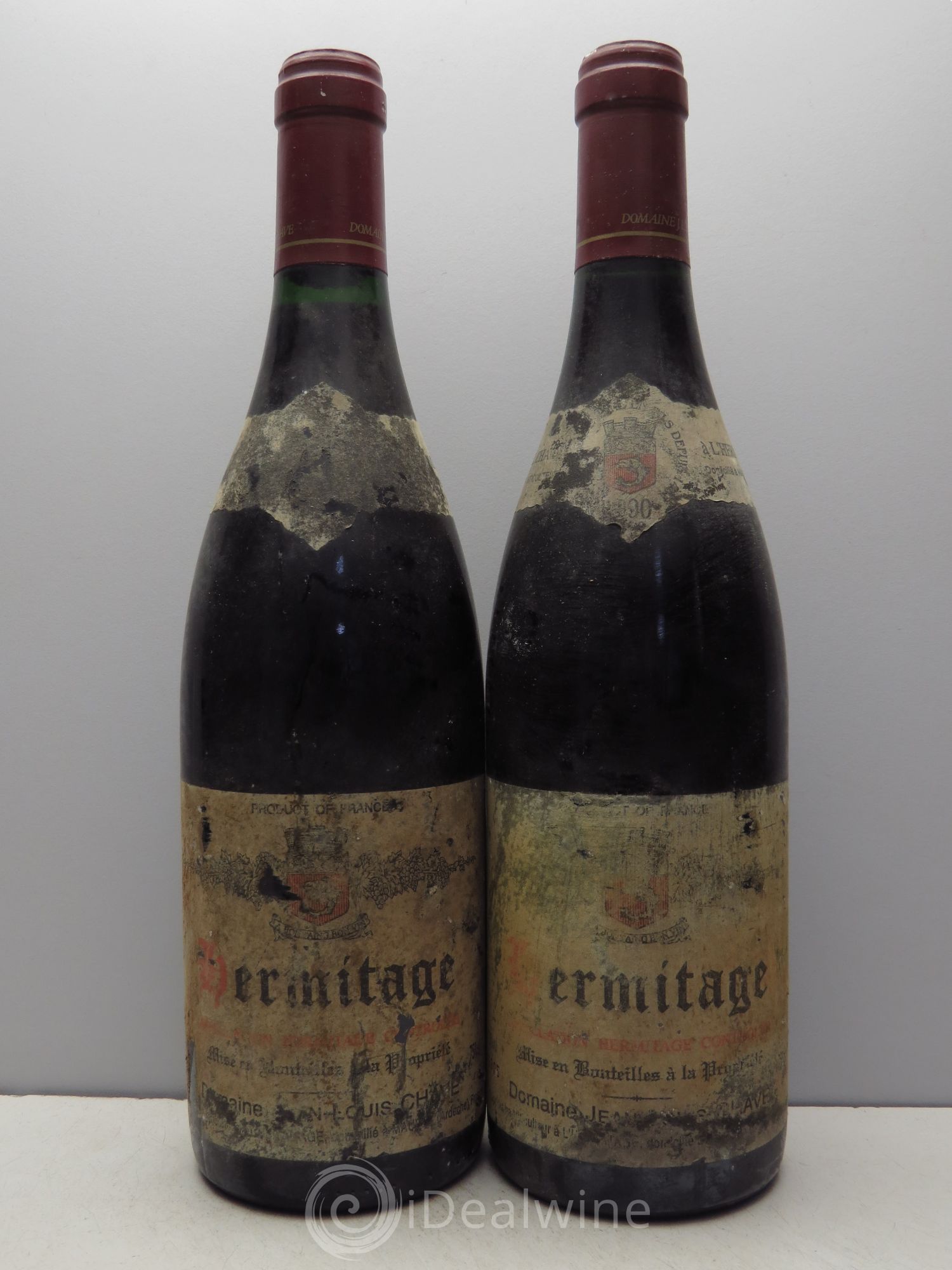 Hermitage Jean-Louis Chave 1990 - Lot de 2 bouteilles - 0