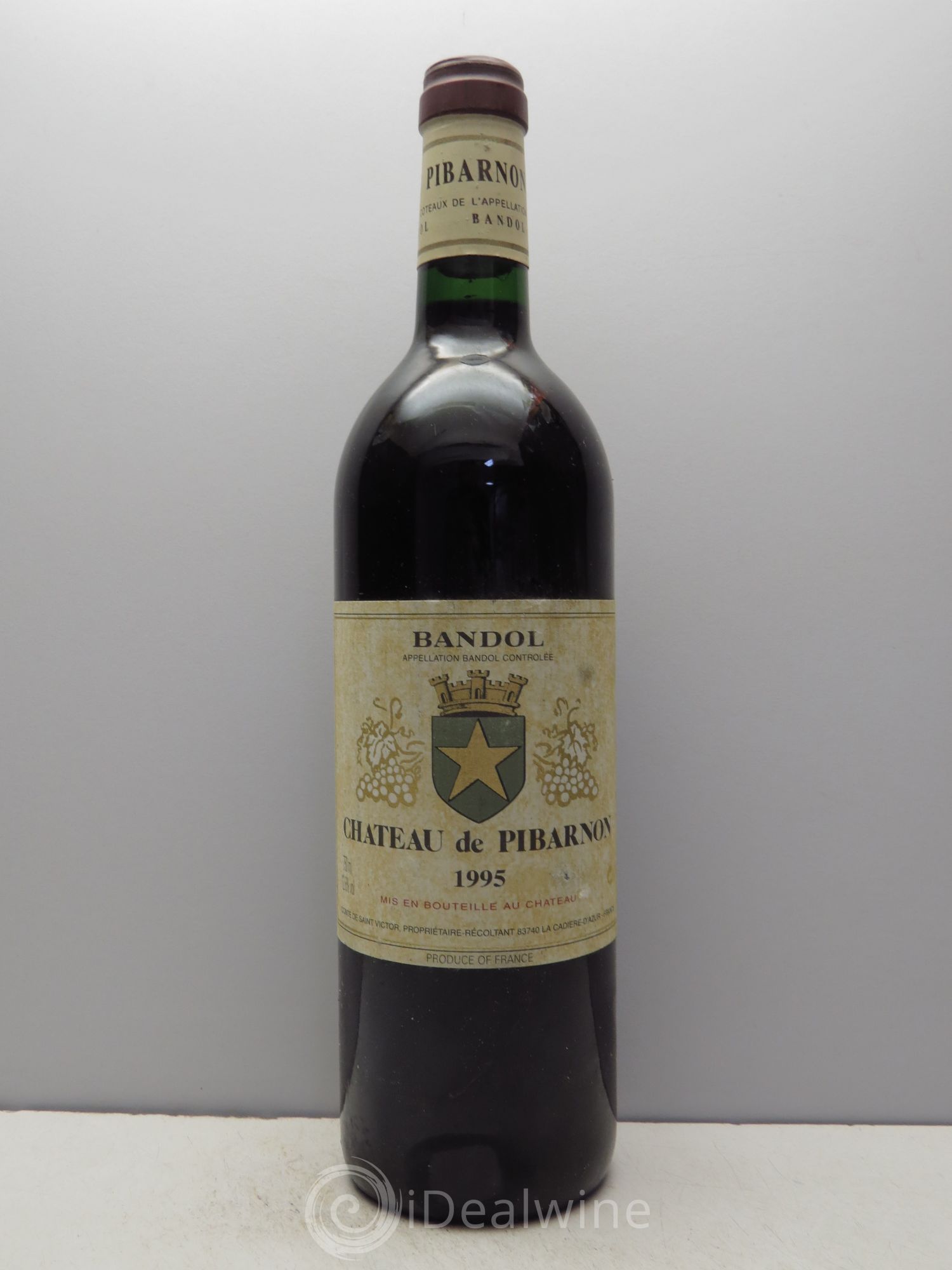 Bandol Château de Pibarnon Comte de Saint-Victor 1995 - Lot de 1 bouteille - 0