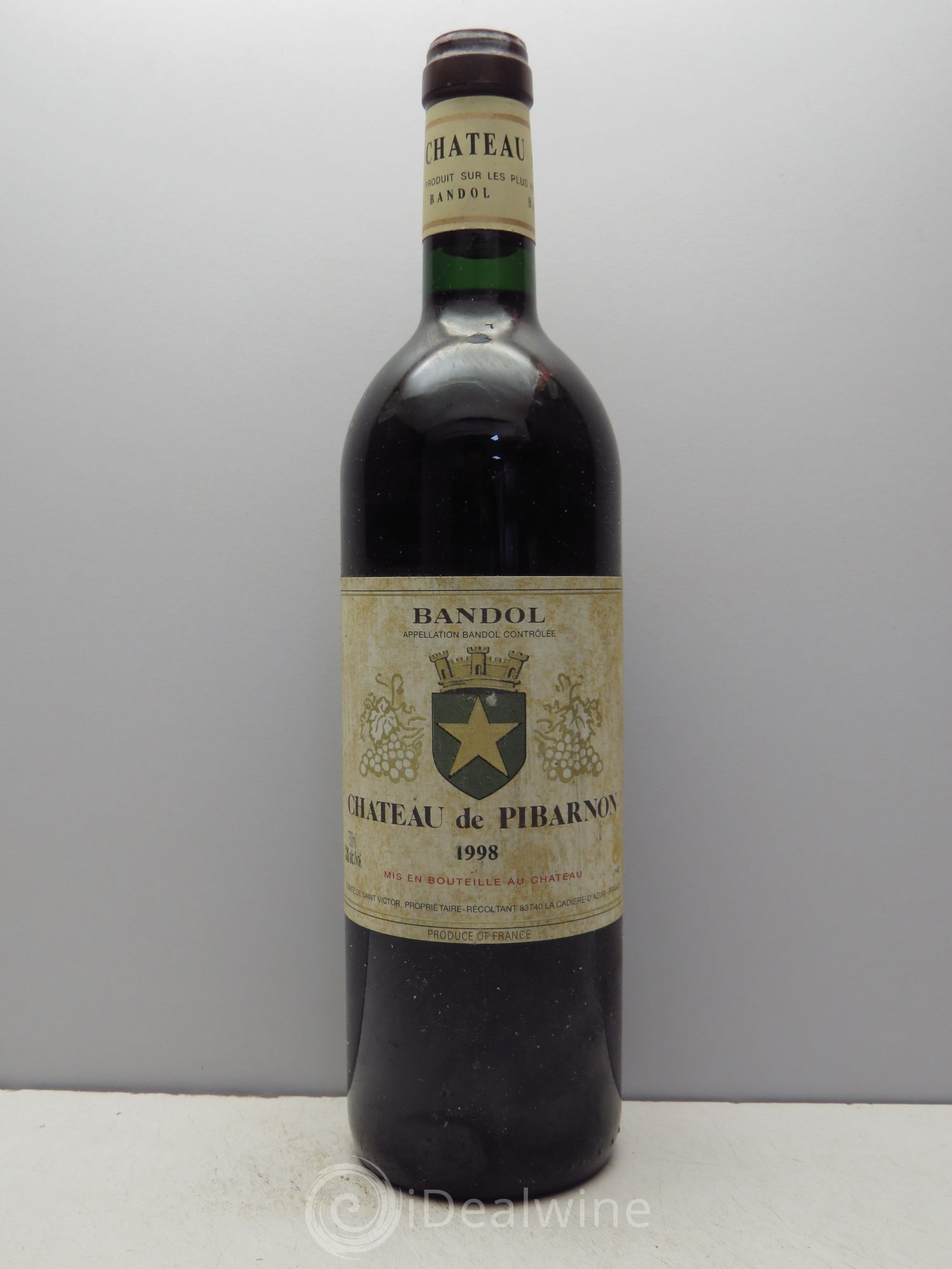 Bandol Château de Pibarnon Comte de Saint-Victor 1998 - Lot de 1 bouteille - 0