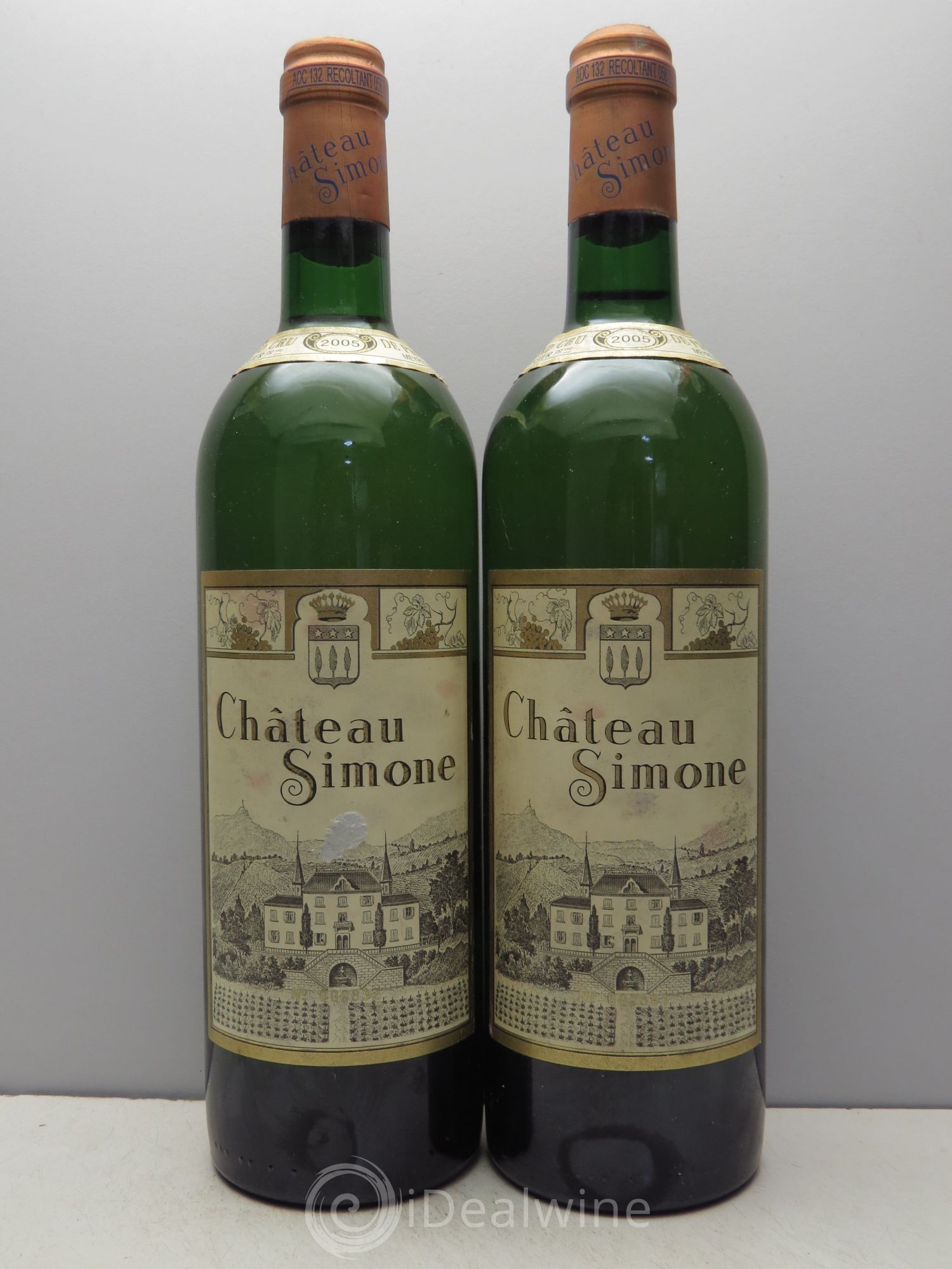 Palette Château Simone Famille Rougier 2005 - Posten von 2 Flaschen - 0