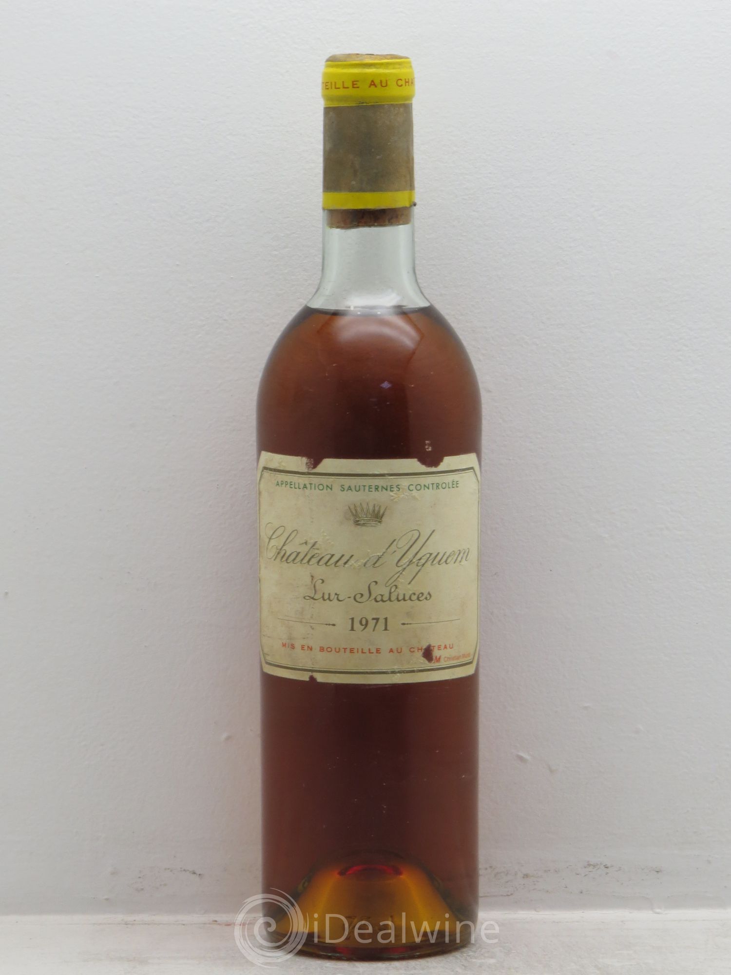 Château d' Yquem 1er Cru Classé Supérieur 1971 - Lotto di 1 bottiglia - 0